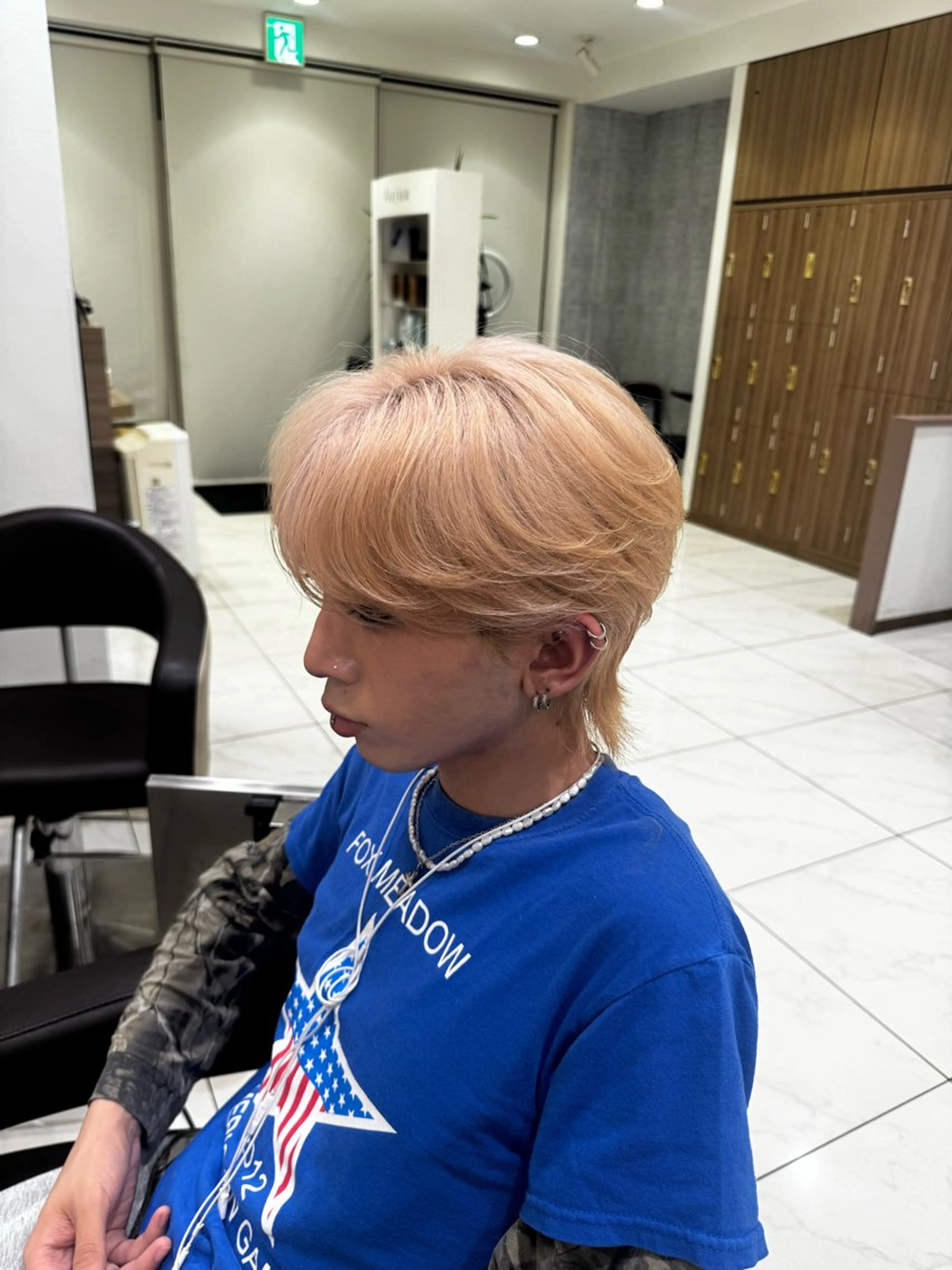 メンズ ヘアセット 藤本 莉々加のヘアスタイル