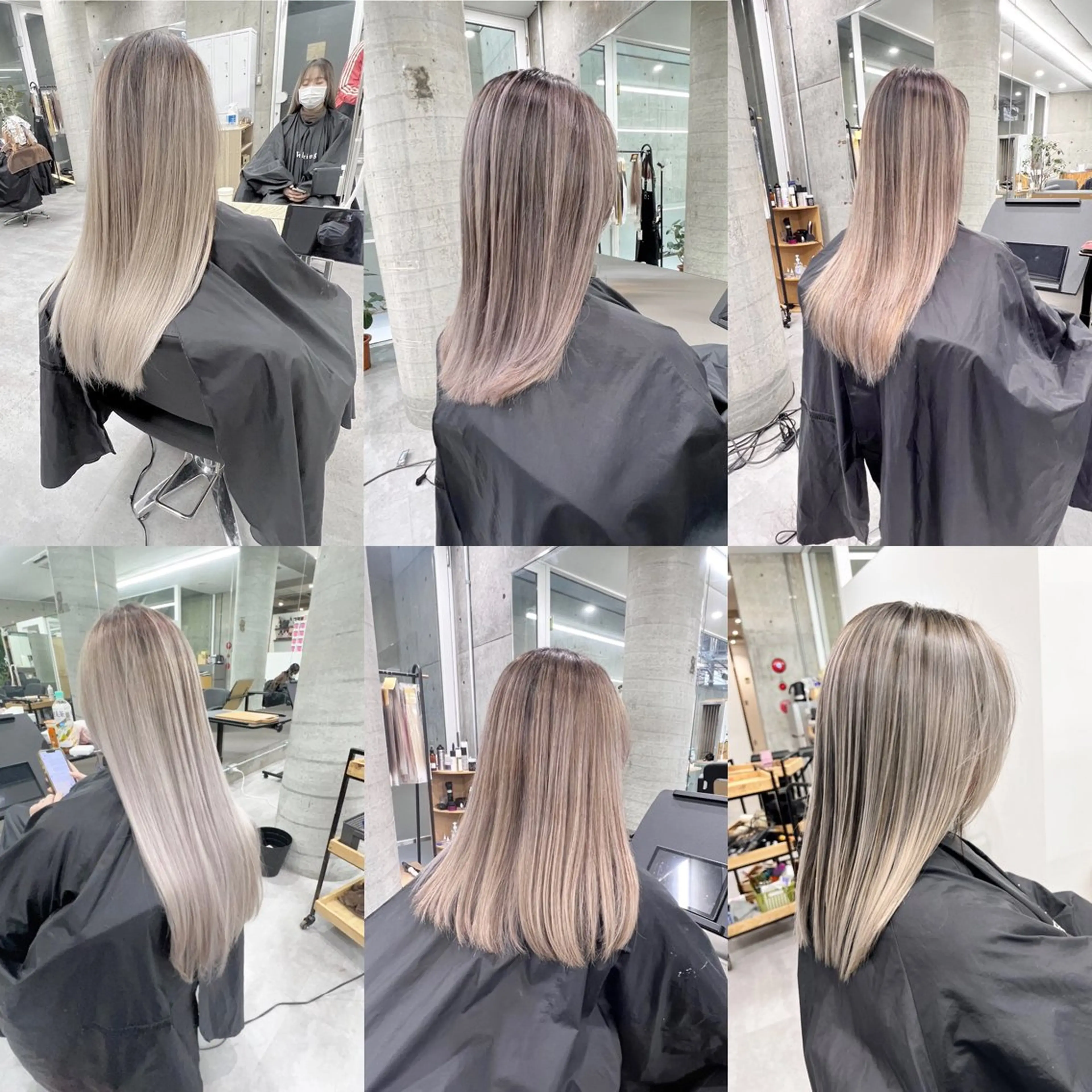 ロング カラー バレイヤージュ ブリーチ レイヤーカット ヘアカラー トリートメント 艶髪✨ブリーチ職人 井手正康のヘアスタイル