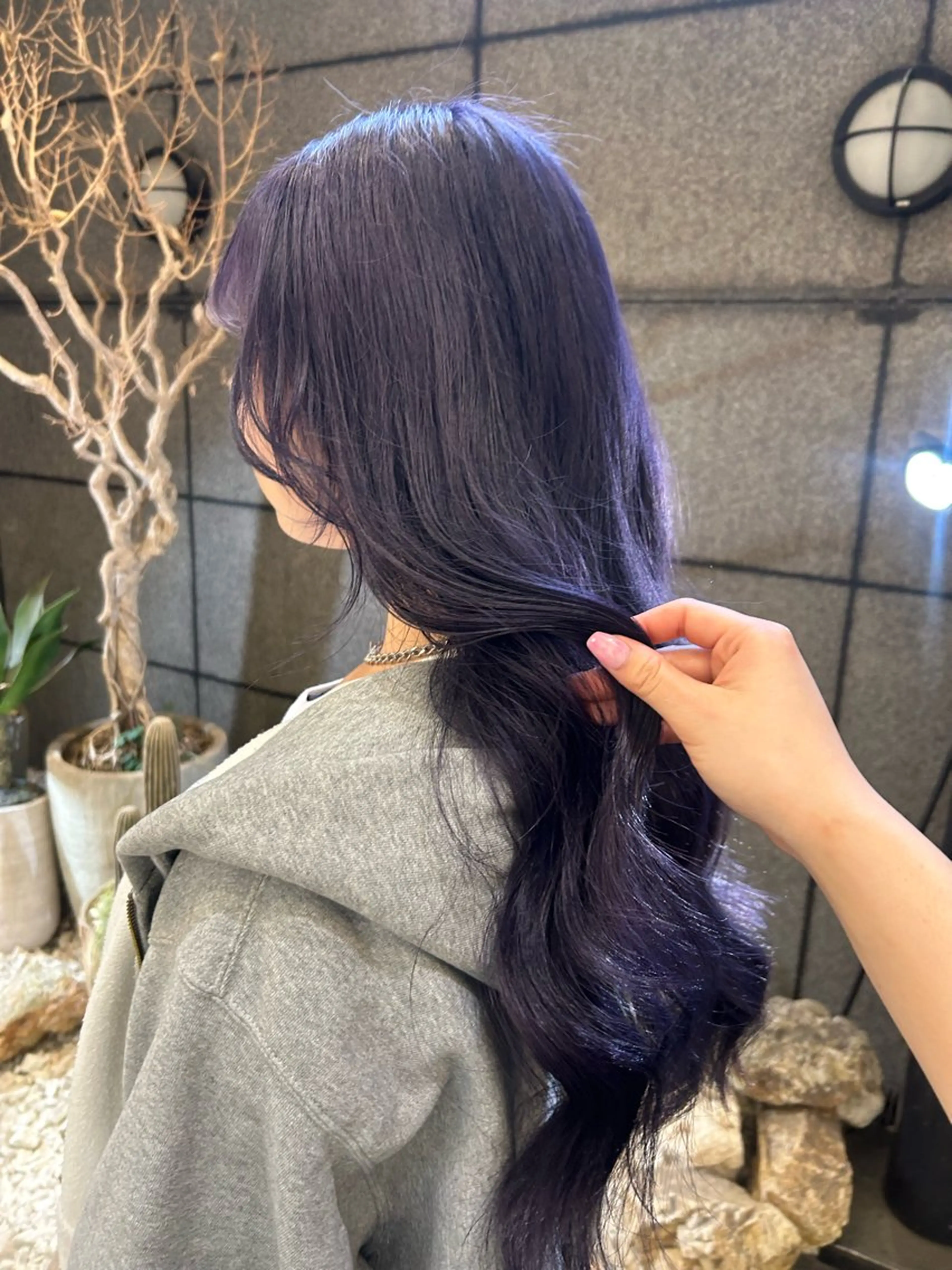 ロング カラー ヘアカラー 🇰🇷韓国スタイル /束間まつげ🎀ミキのヘアスタイル