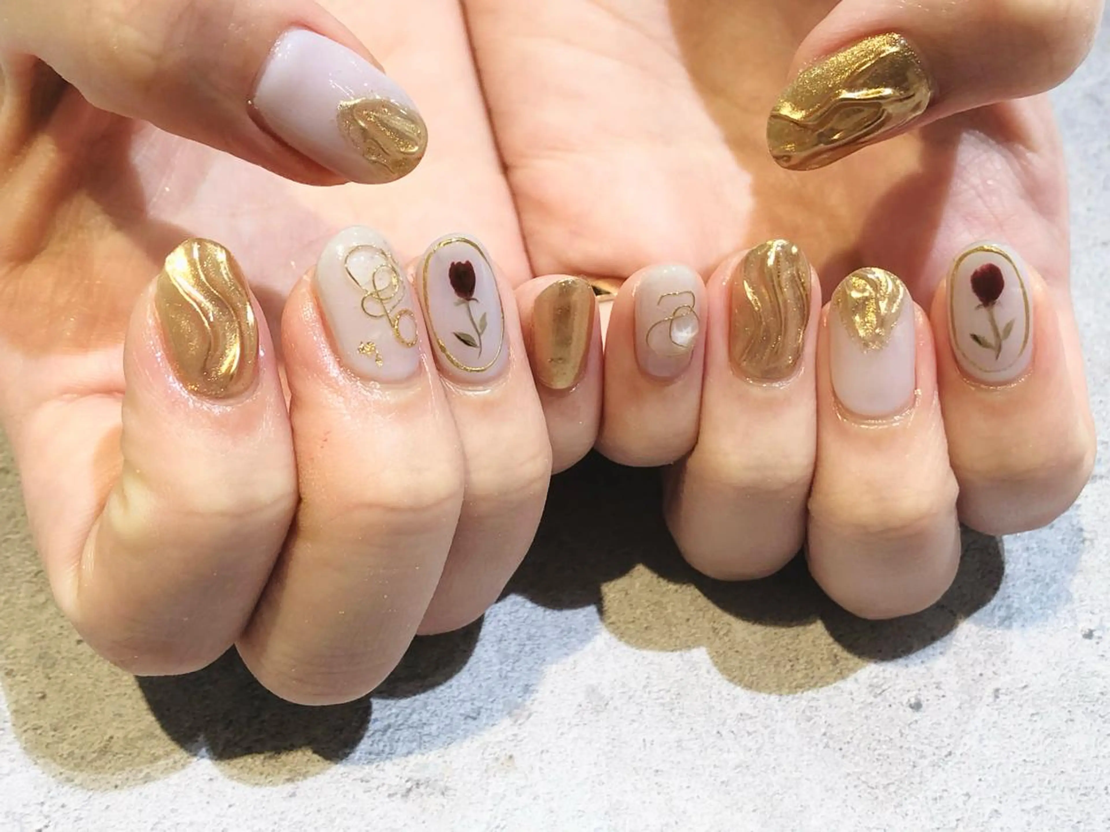 ネイル 舞田 苑香のネイルデザイン