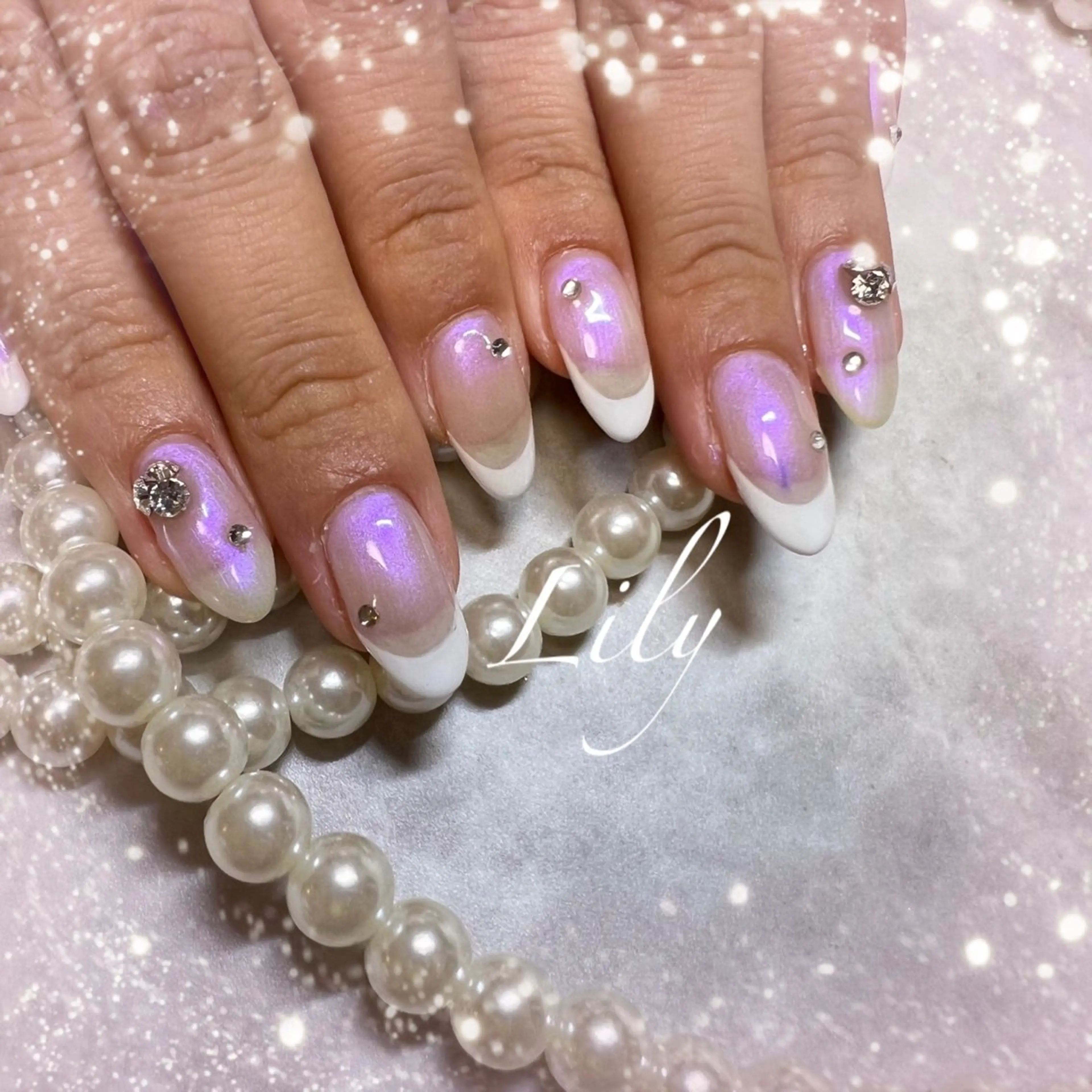 ネイル ハンドネイル Lily*nail 🌻Mii🌻のネイルデザイン