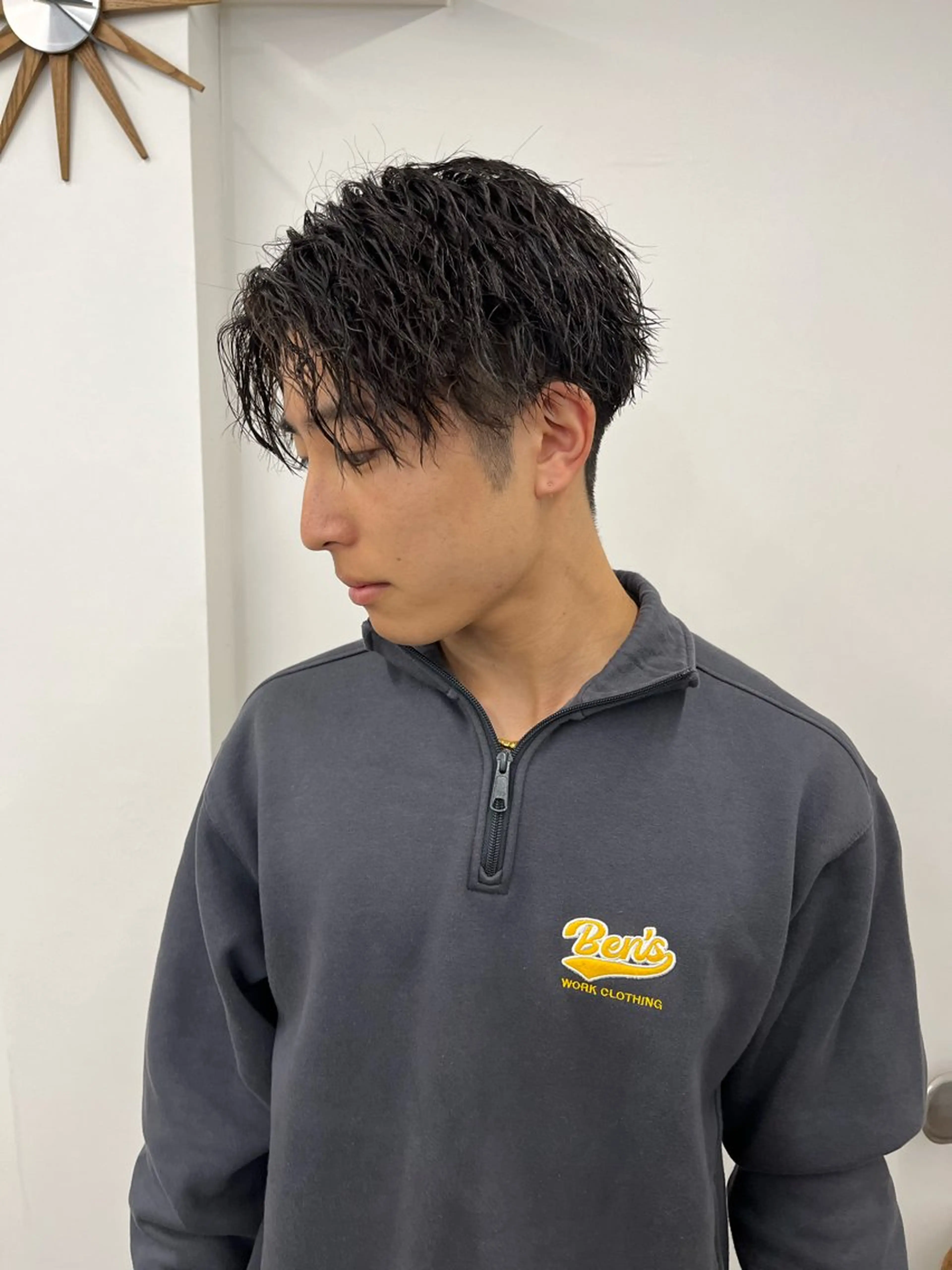 ショート カラー パーマ ヘアアレンジ メンズ ヘアカラー トリートメント 💎髪質改善特化💎 RUITOのヘアスタイル