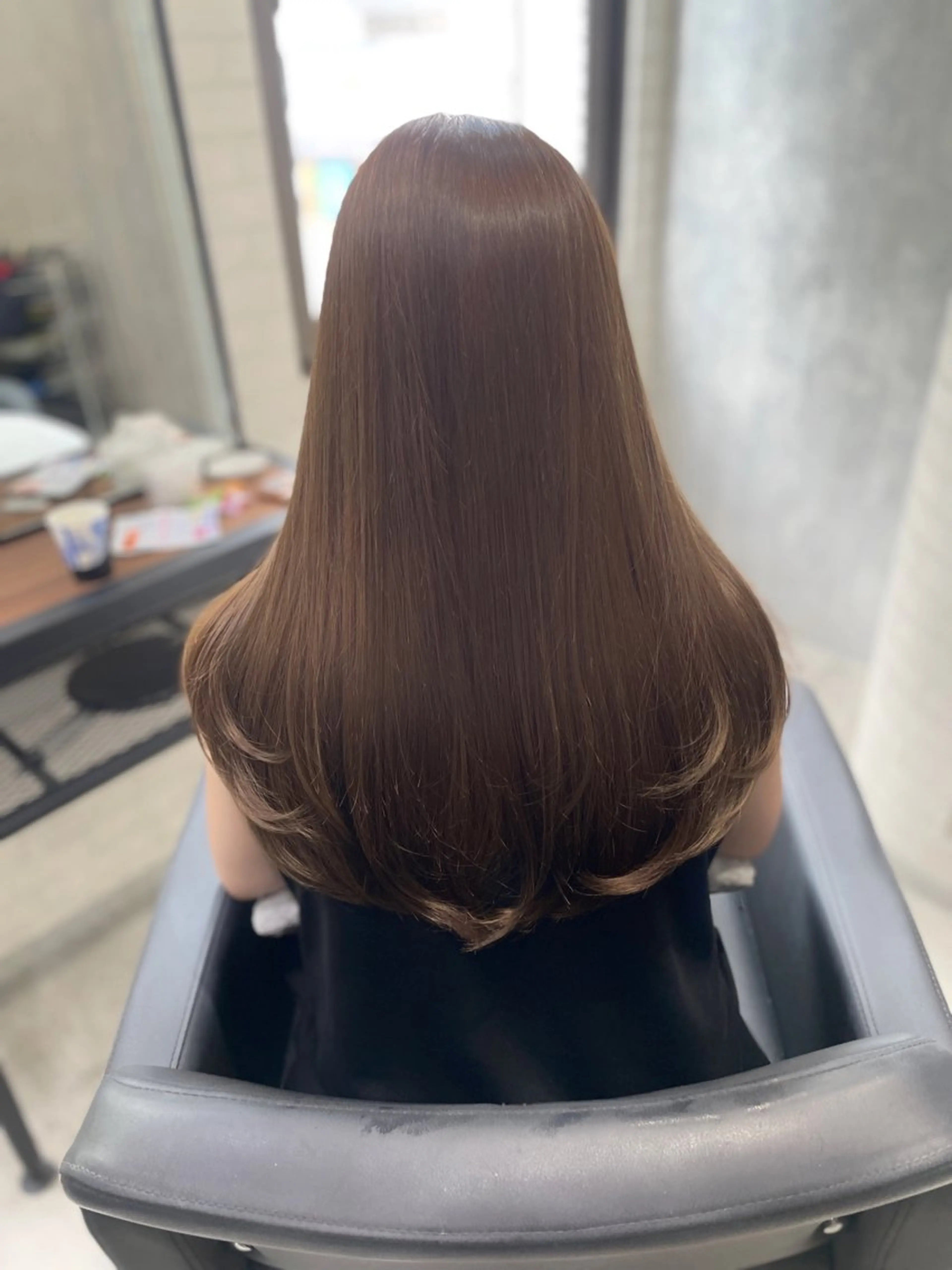 ロング レイヤーカット カット ヘアカラー トリートメント 杉野🫧美髪🫧 Zina博多店長のヘアスタイル
