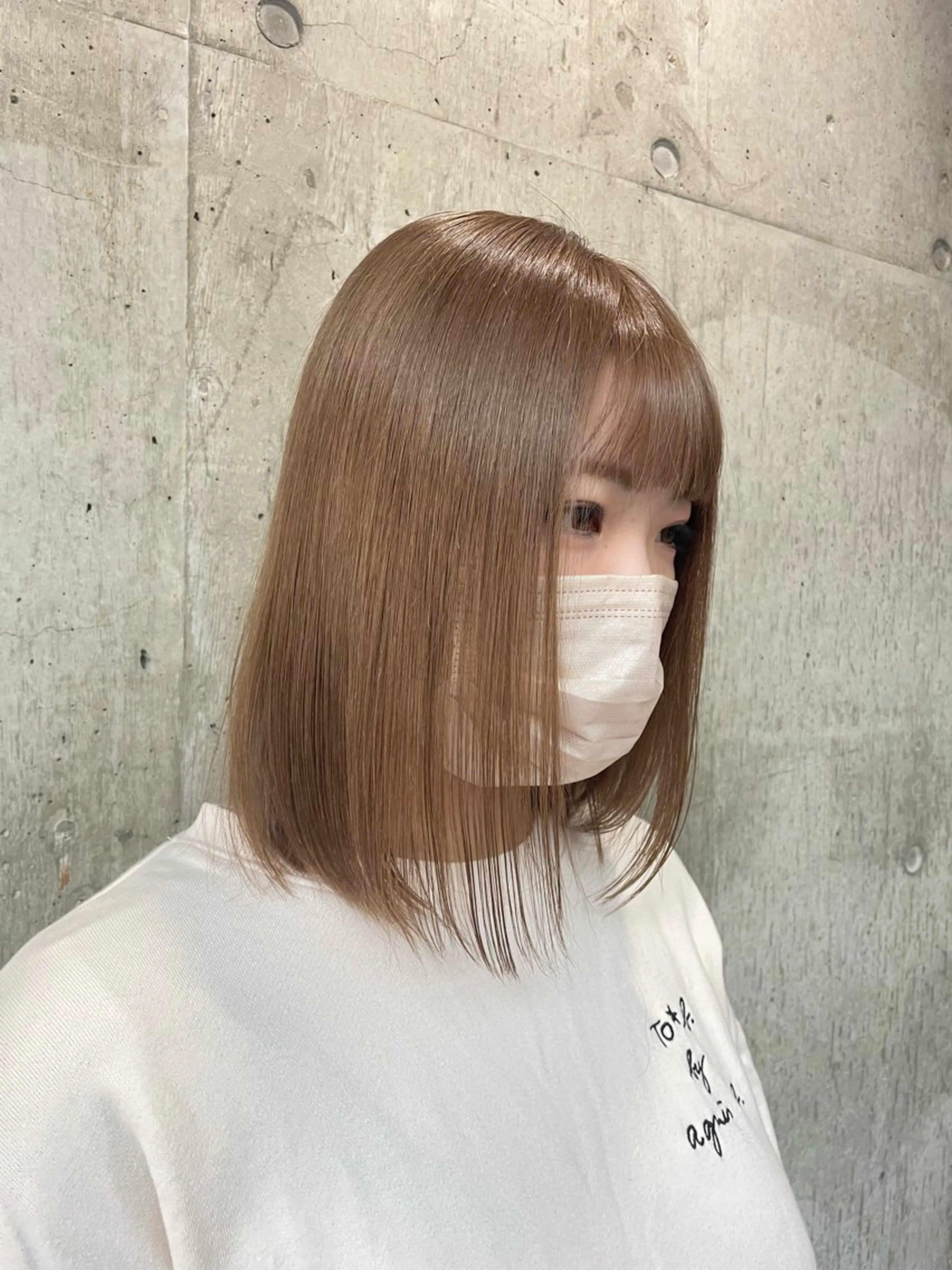 ミディアム 🦋MAHO🦋 デザインカラーのヘアスタイル