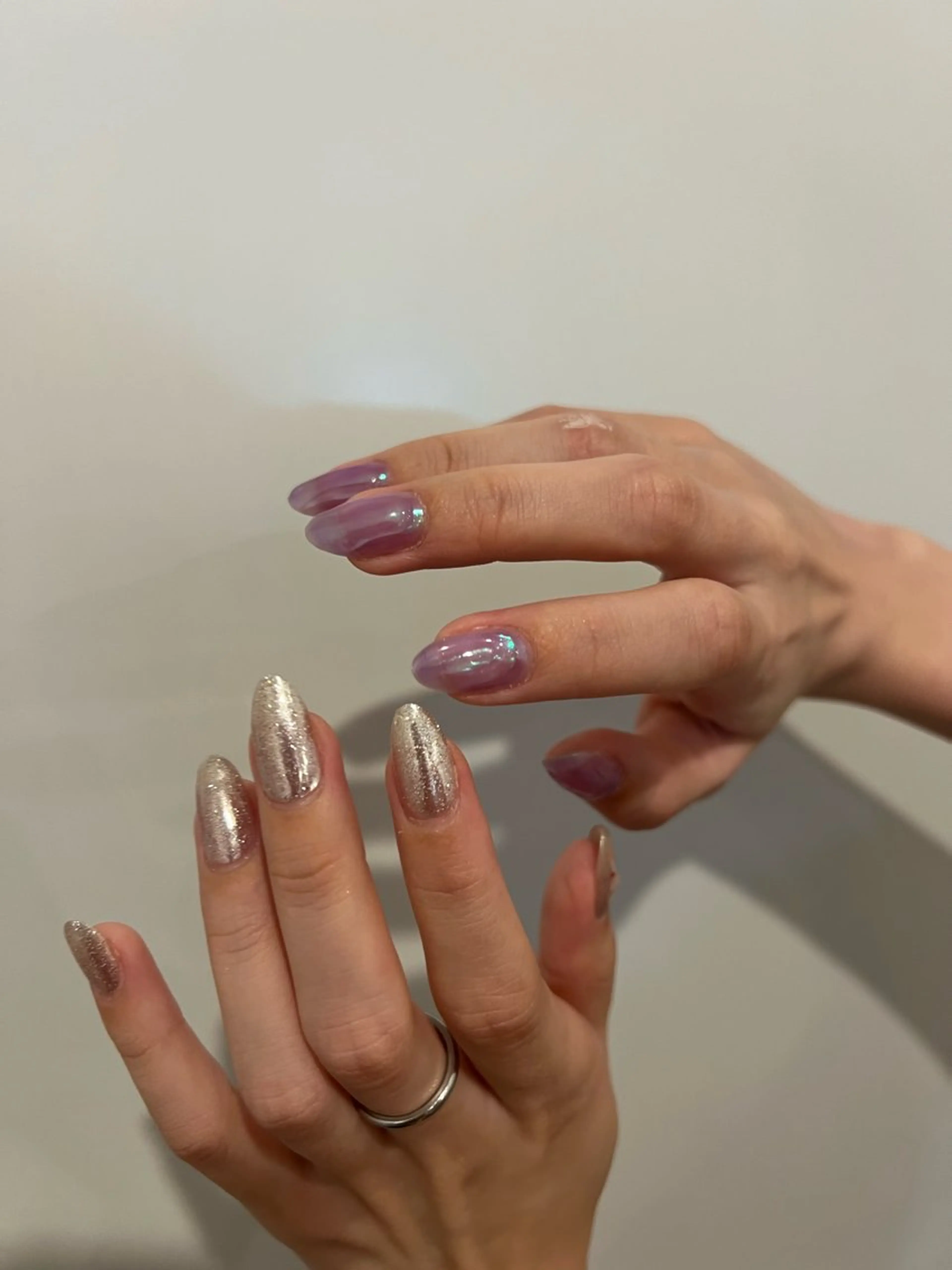 ネイル フラッシュネイル マグネットネイル ハンドネイル nr. nayuのネイルデザイン