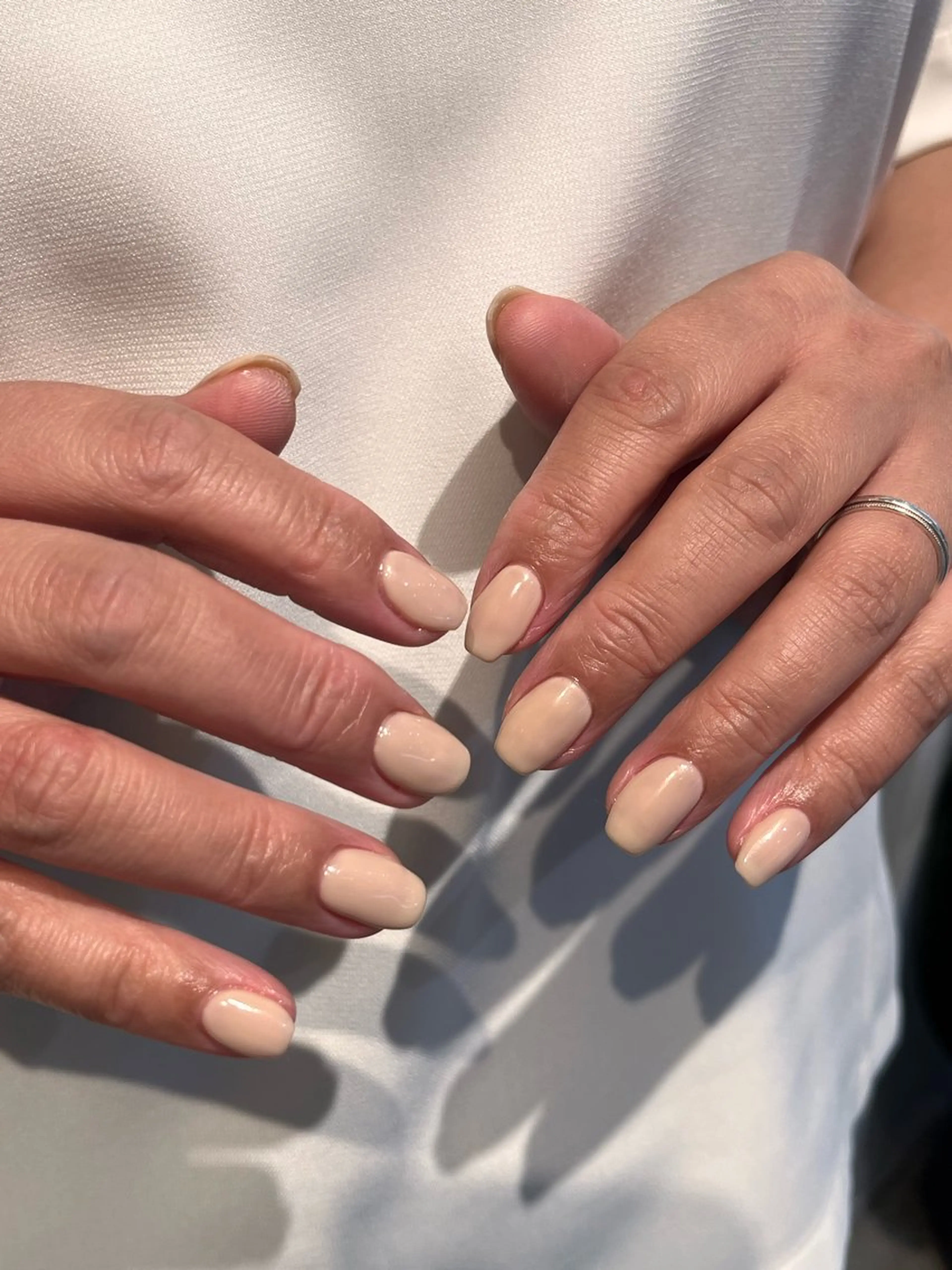 ネイル ワンカラーネイル ｵﾀｸ美容師🛍/ 酸性ストレート/艶髪のヘアスタイル