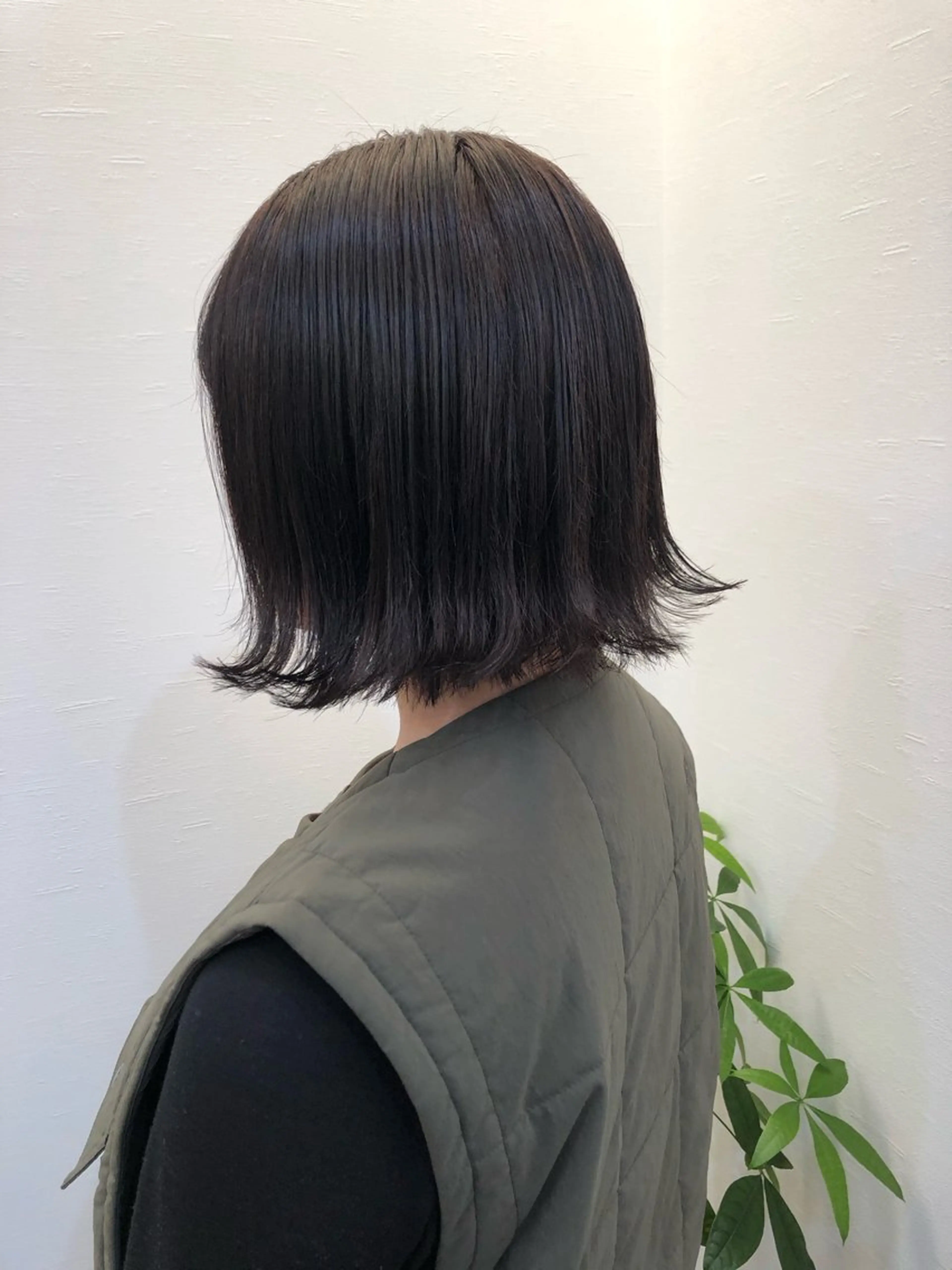 ミディアム ツノガイ エリのヘアスタイル
