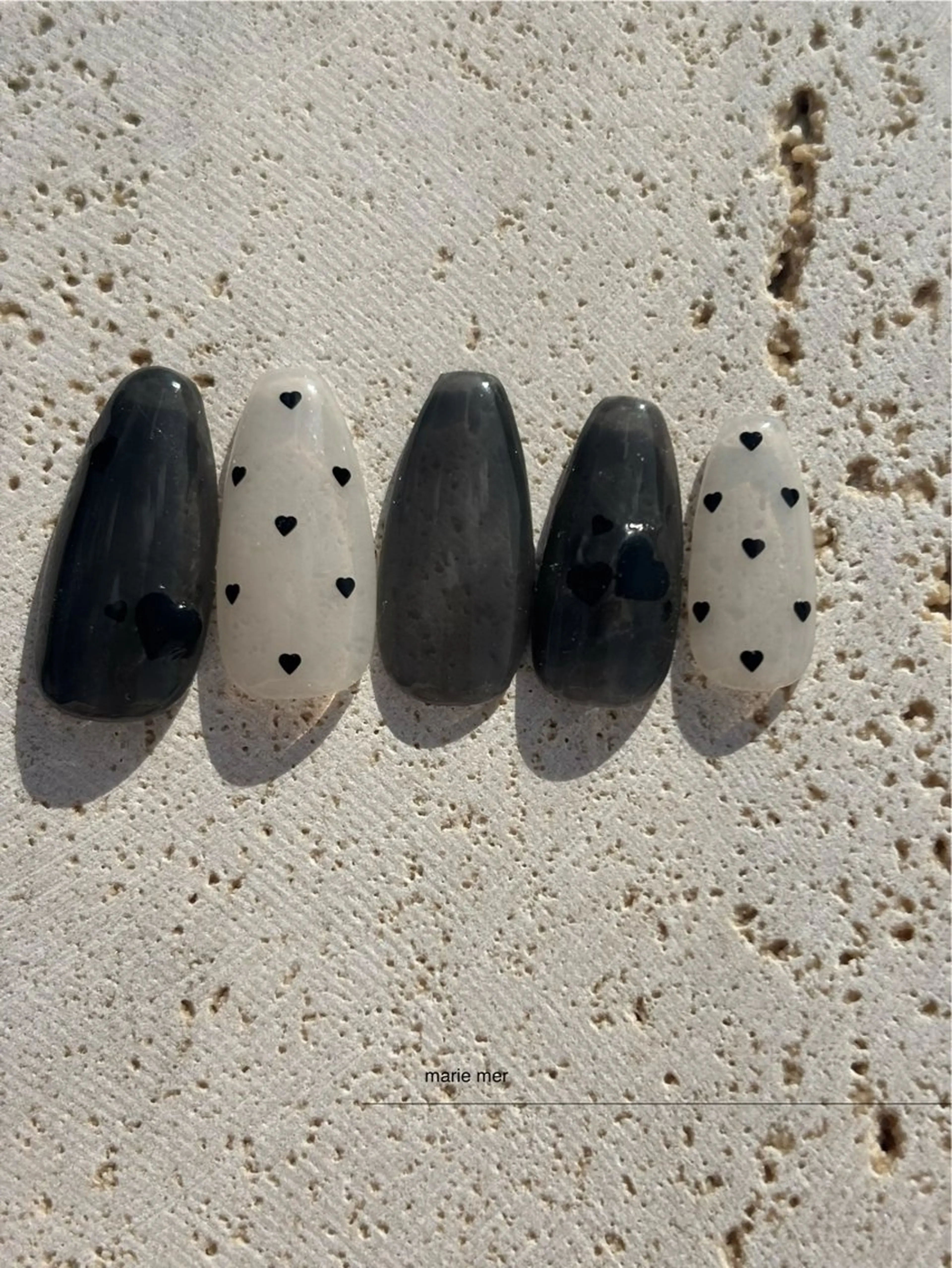 ネイル ハート marie merのネイルデザイン