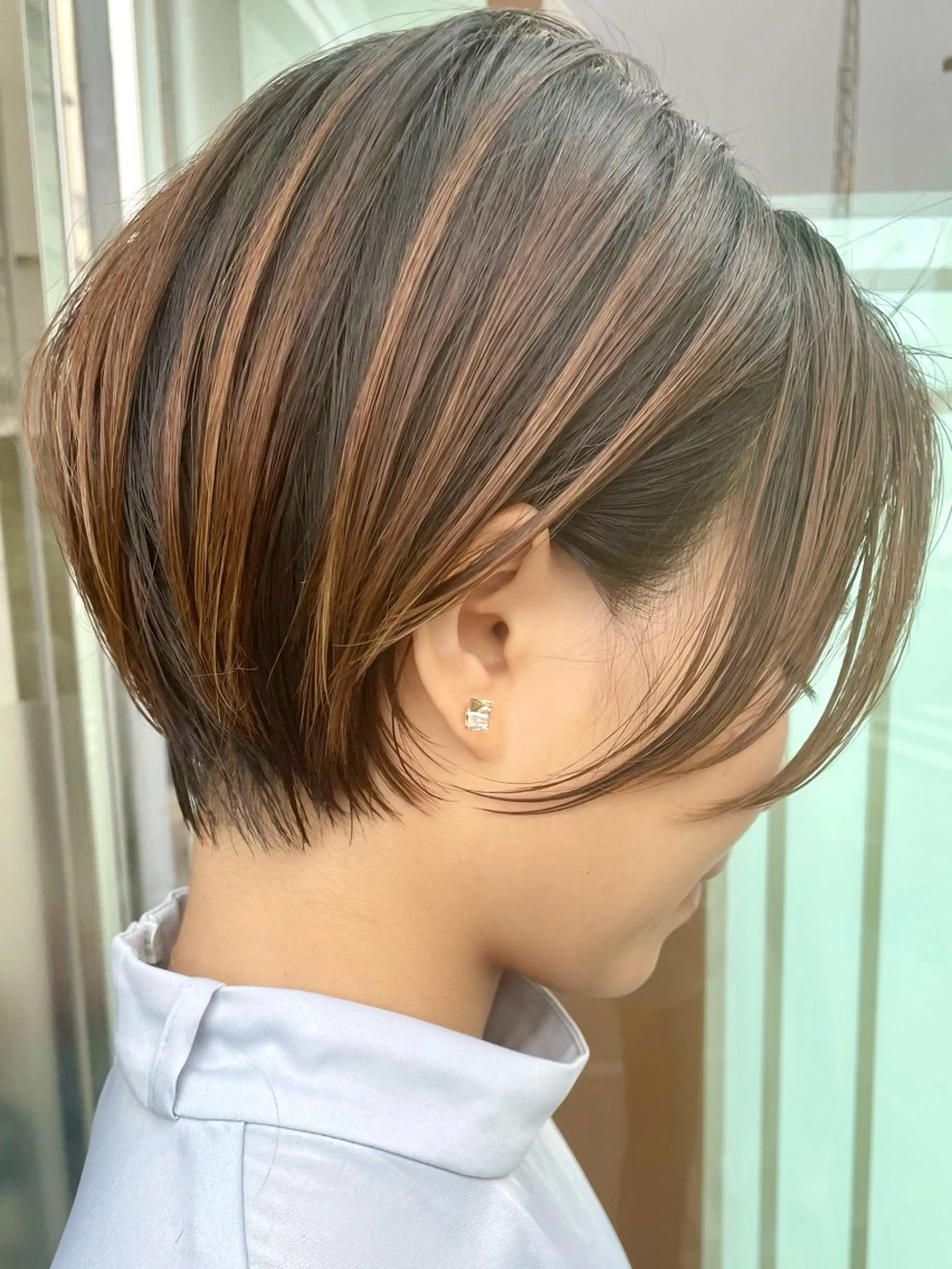 ショート ショートボブ 丸みショート ボブ ショートヘア 三鷹で1番ショート ボブをカットする新谷のヘアスタイル