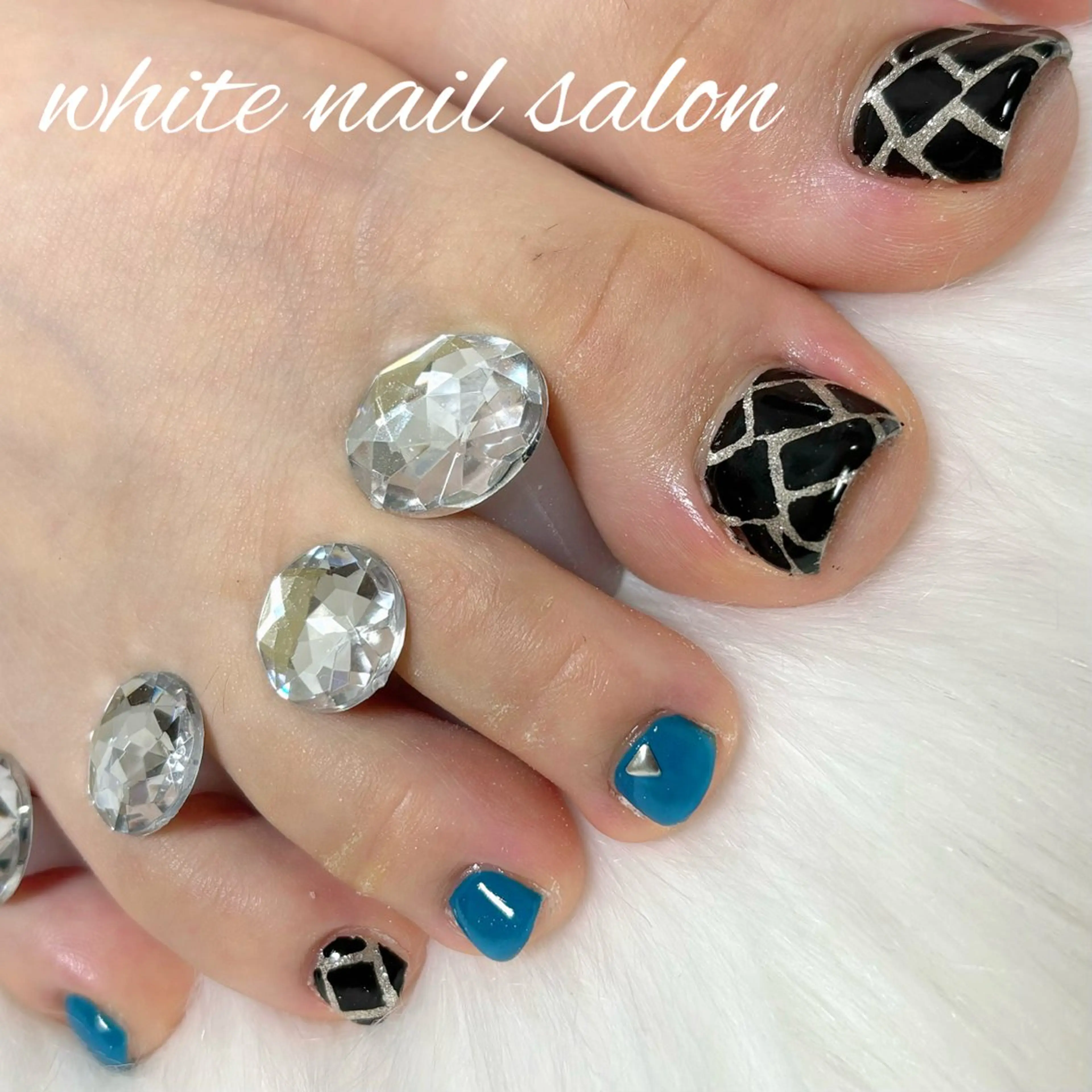 ネイル フットネイル フットネイル white nail salonのネイルデザイン