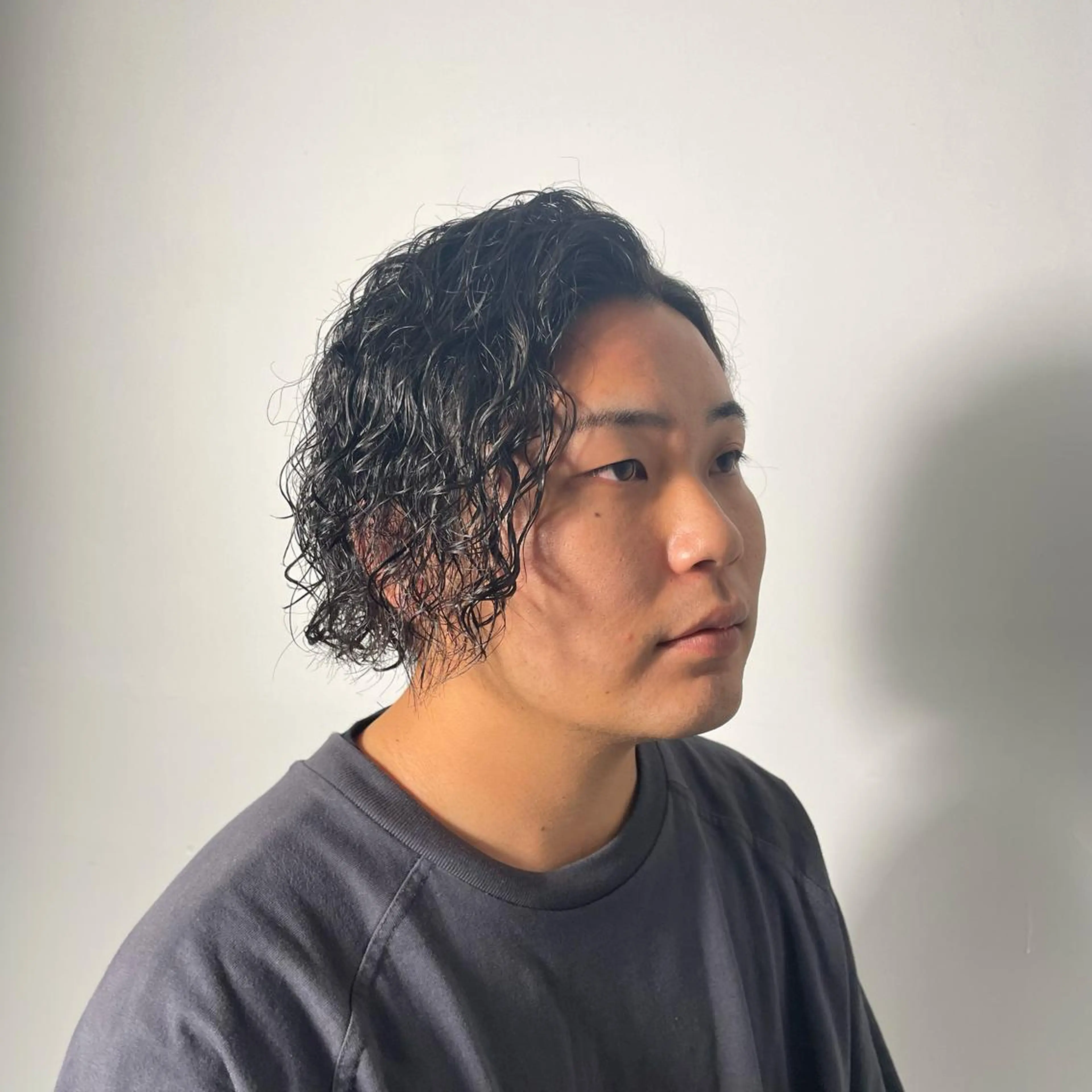 ミディアム カット パーマ トリートメント 【柏メンズパーマ職人 】店長　KAZUMAのヘアスタイル