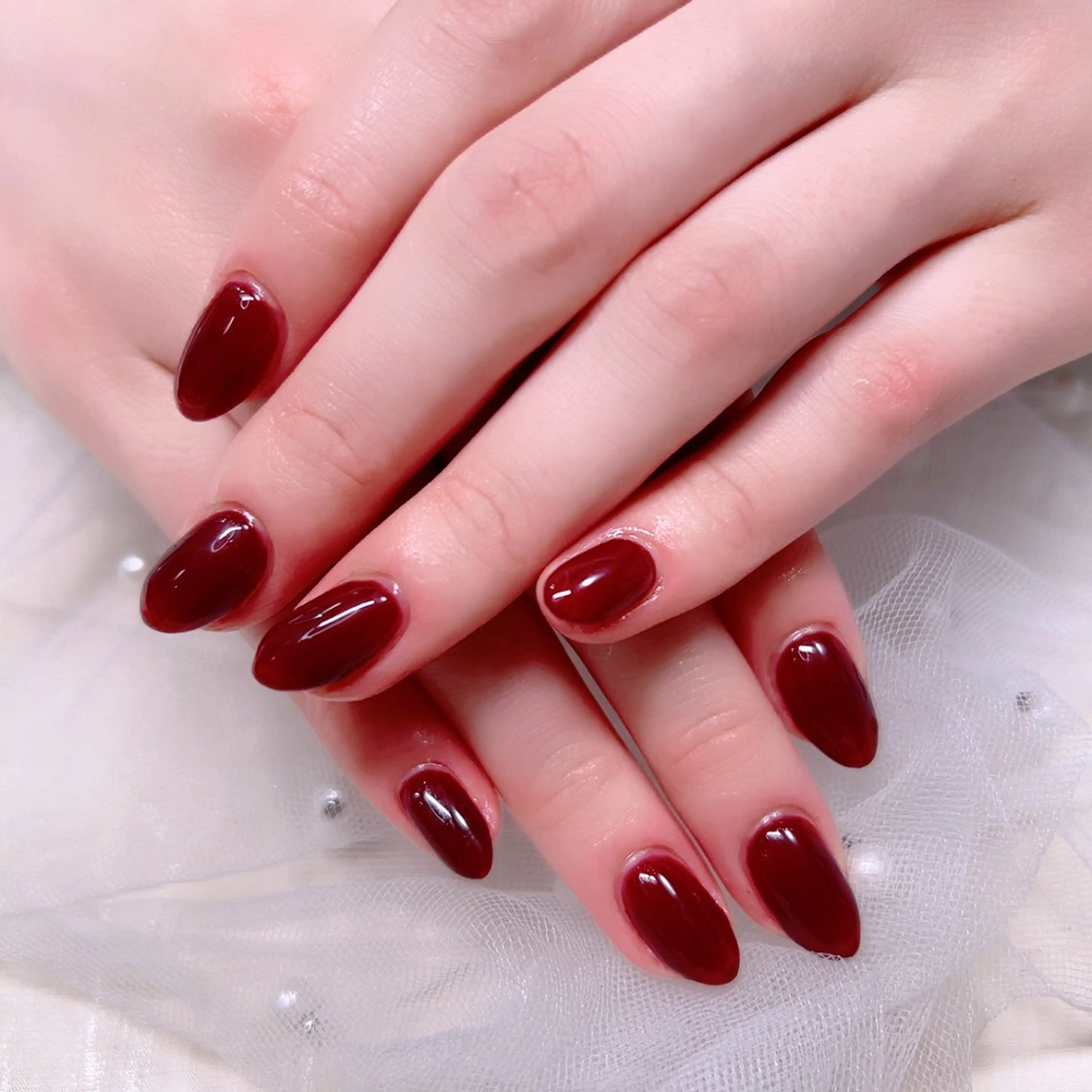 ネイル オフィスネイル シンプルネイル 冬ネイル Cute Tips nailのネイルデザイン