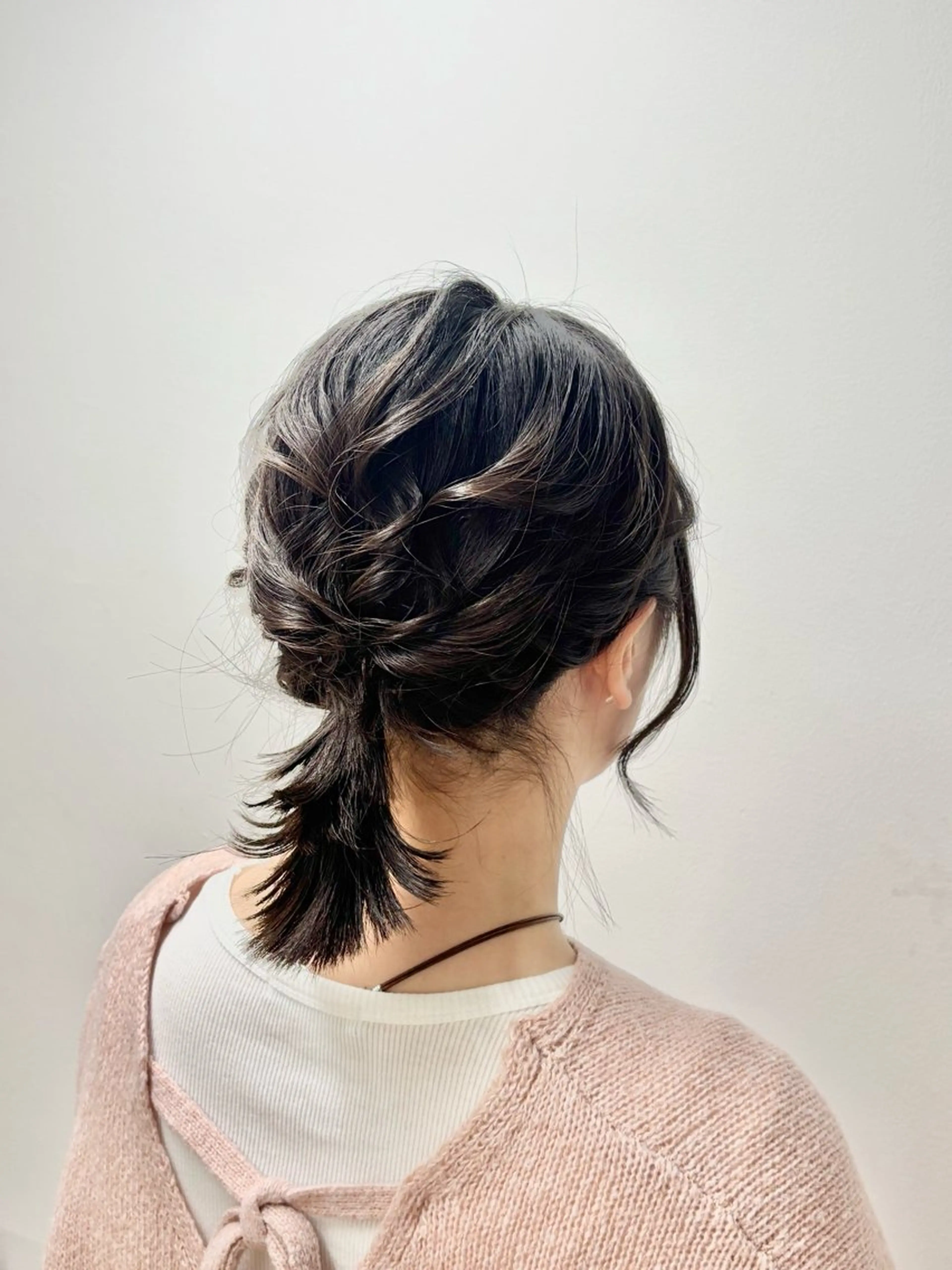 ショート ヘアアレンジ ボブ 大垰 莉玖のヘアスタイル