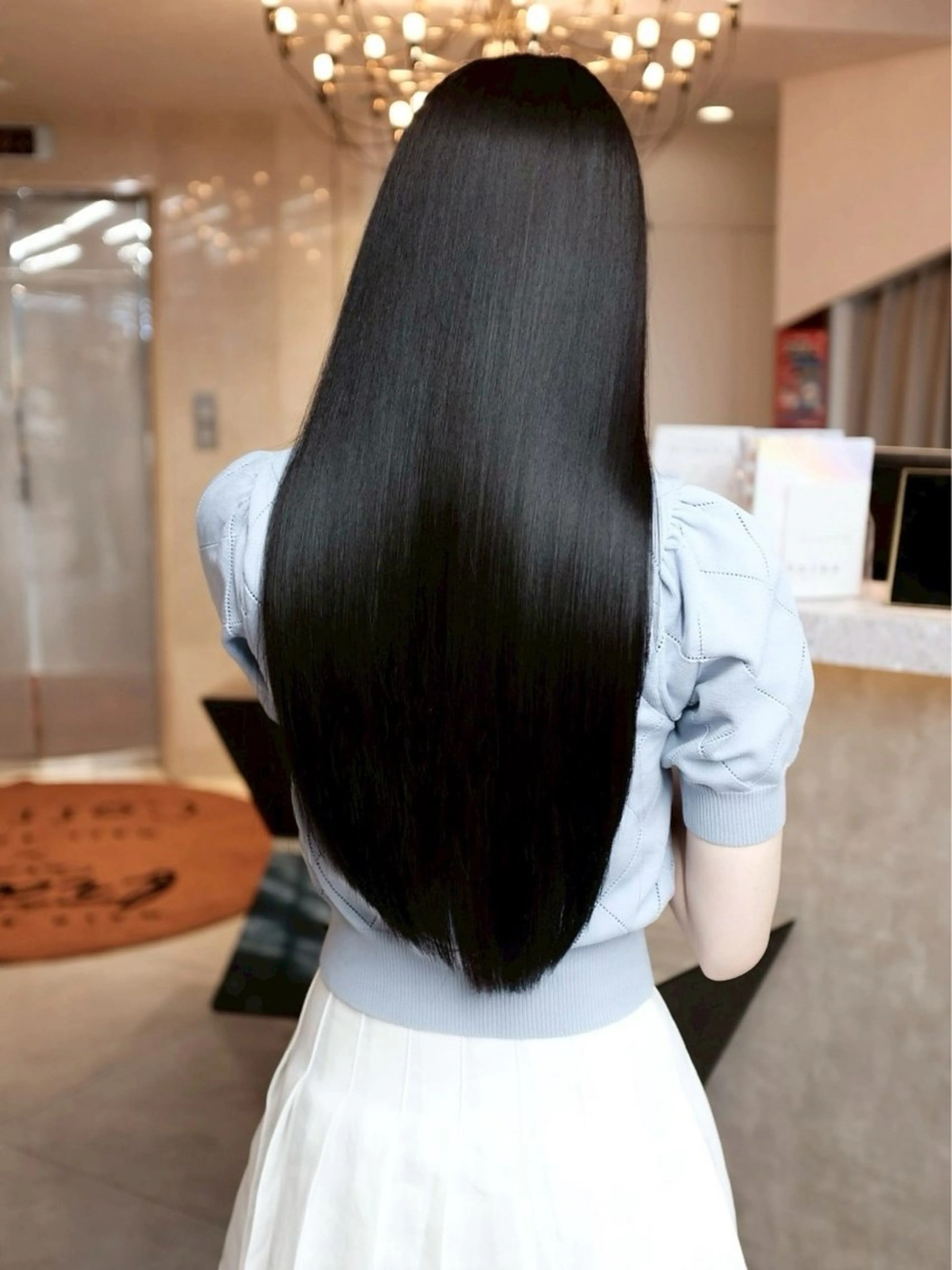 ロング カット ヘアカラー 縮毛矯正 トリートメント 韓国/艶髪/縮毛矯正 /髪質改善/MIKUのヘアスタイル