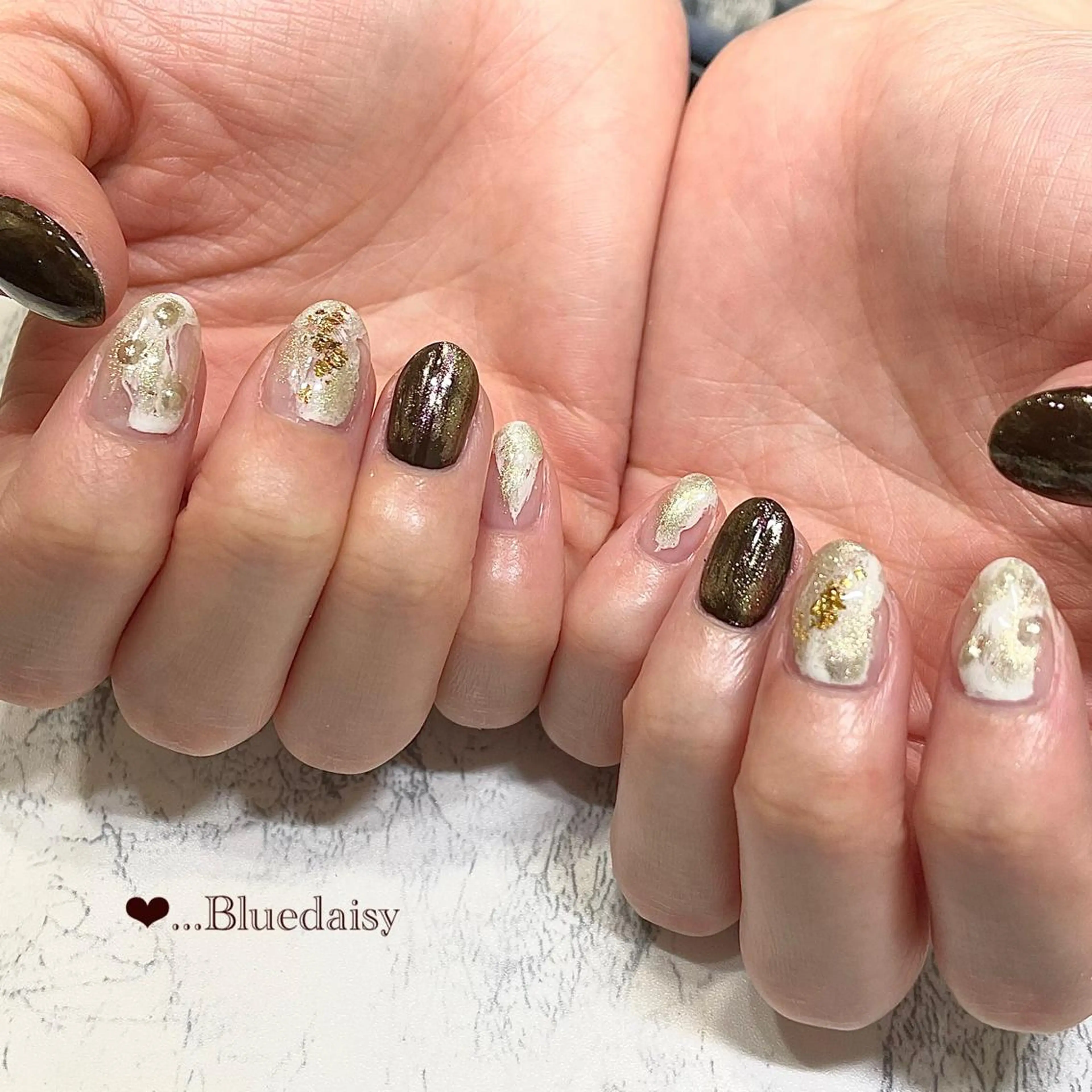 ネイル Blue daisy 栄本店のネイルデザイン