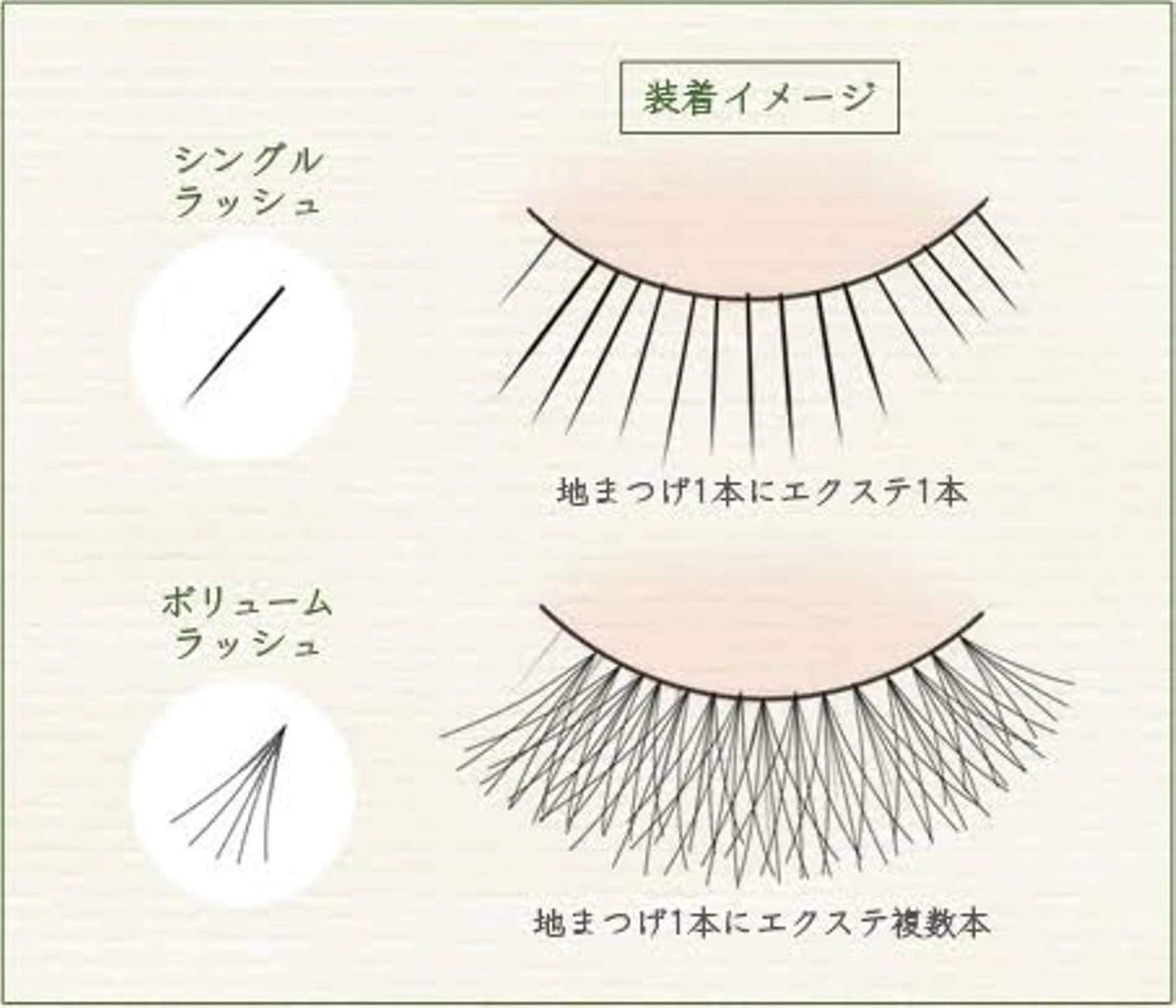 マツエク・マツパ ボリュームラッシュ Lucia 中澤のマツエク・マツパデザイン