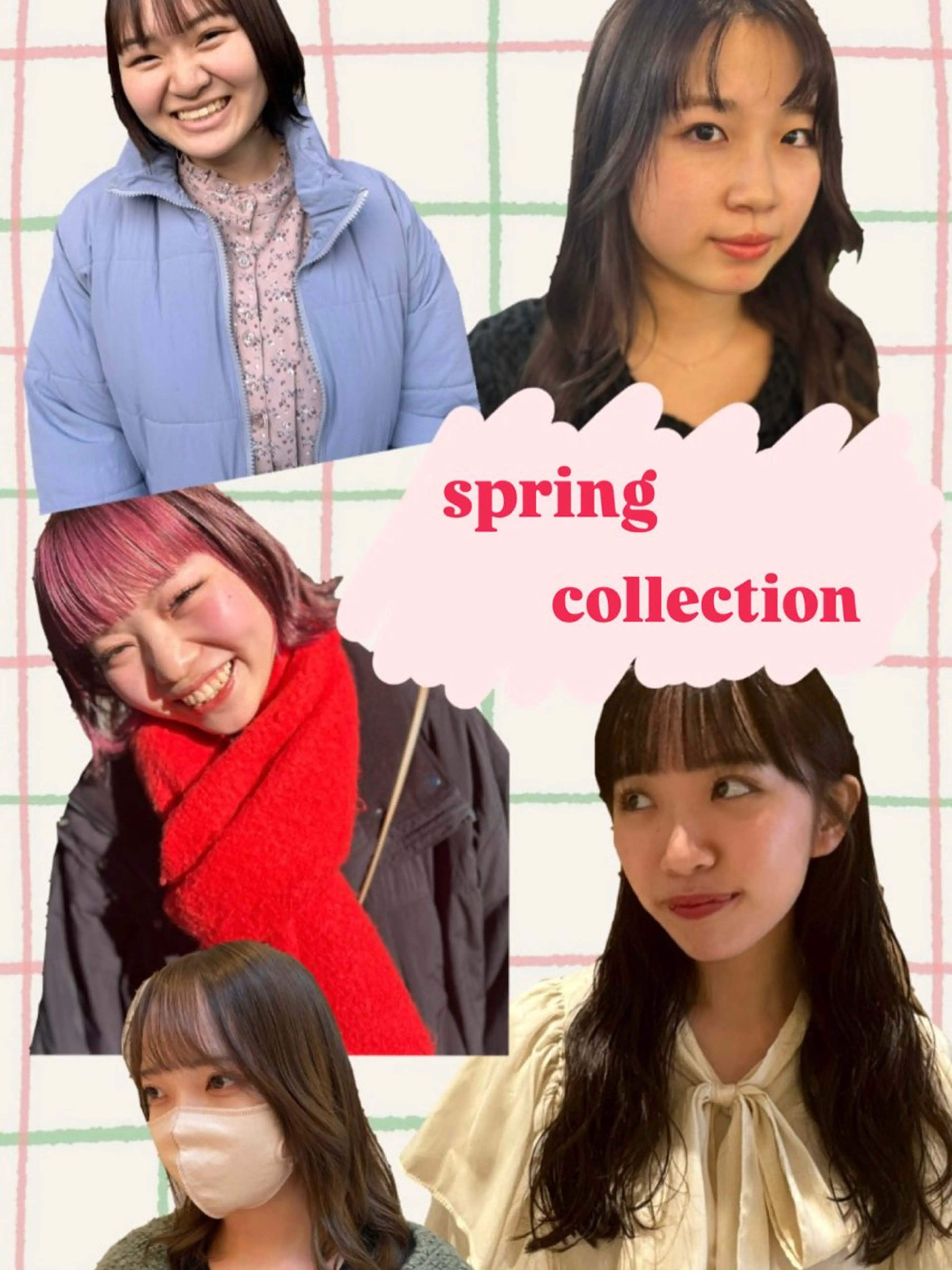 ミディアム カラー パーマ カット ヘアカラー 五十嵐 未悠のヘアスタイル