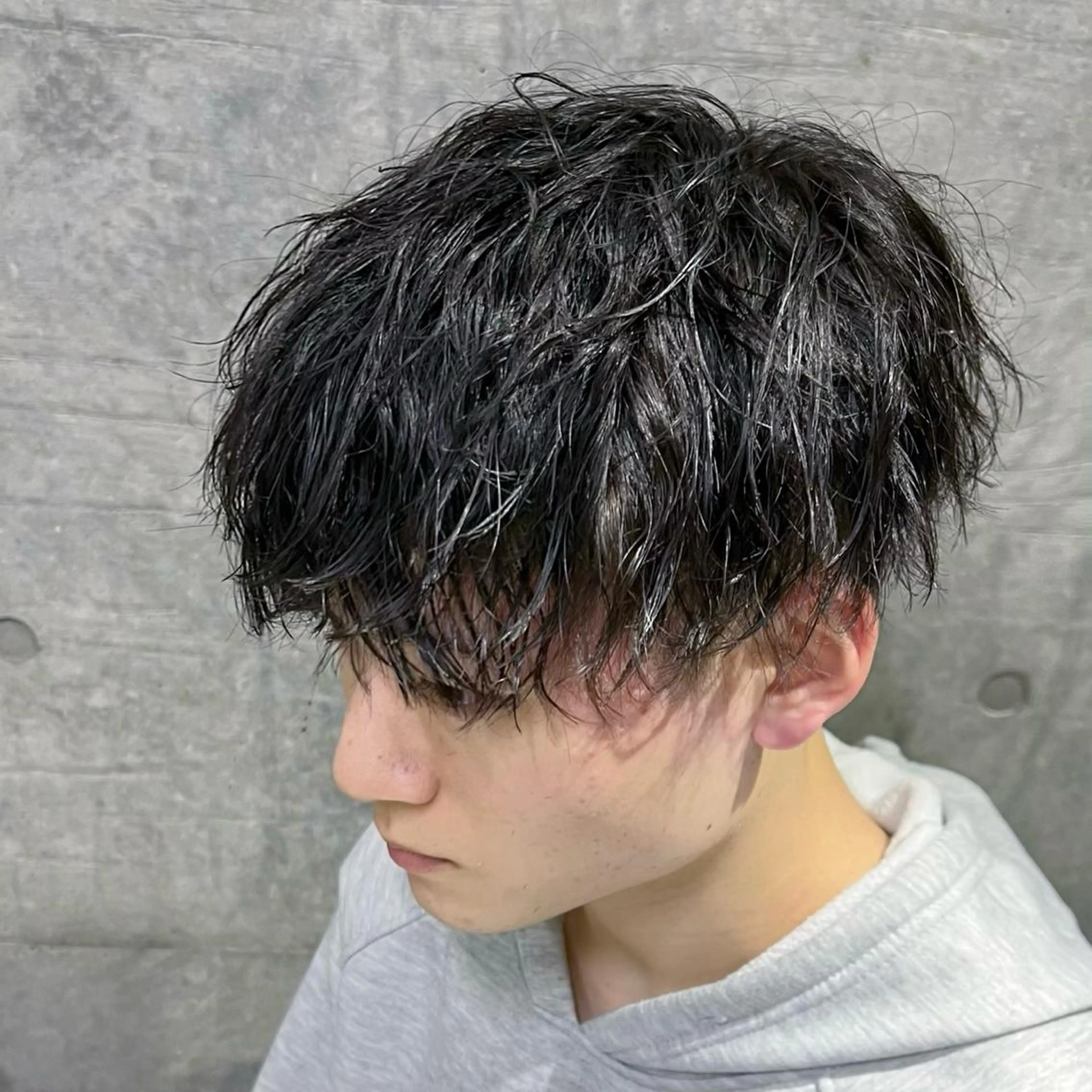 ショート パーマ メンズ メンズパーマ ツイストスパイラルパーマ スパイラルパーマ カット パーマ 藤井優大 店舗異動しましたのその他イメージ