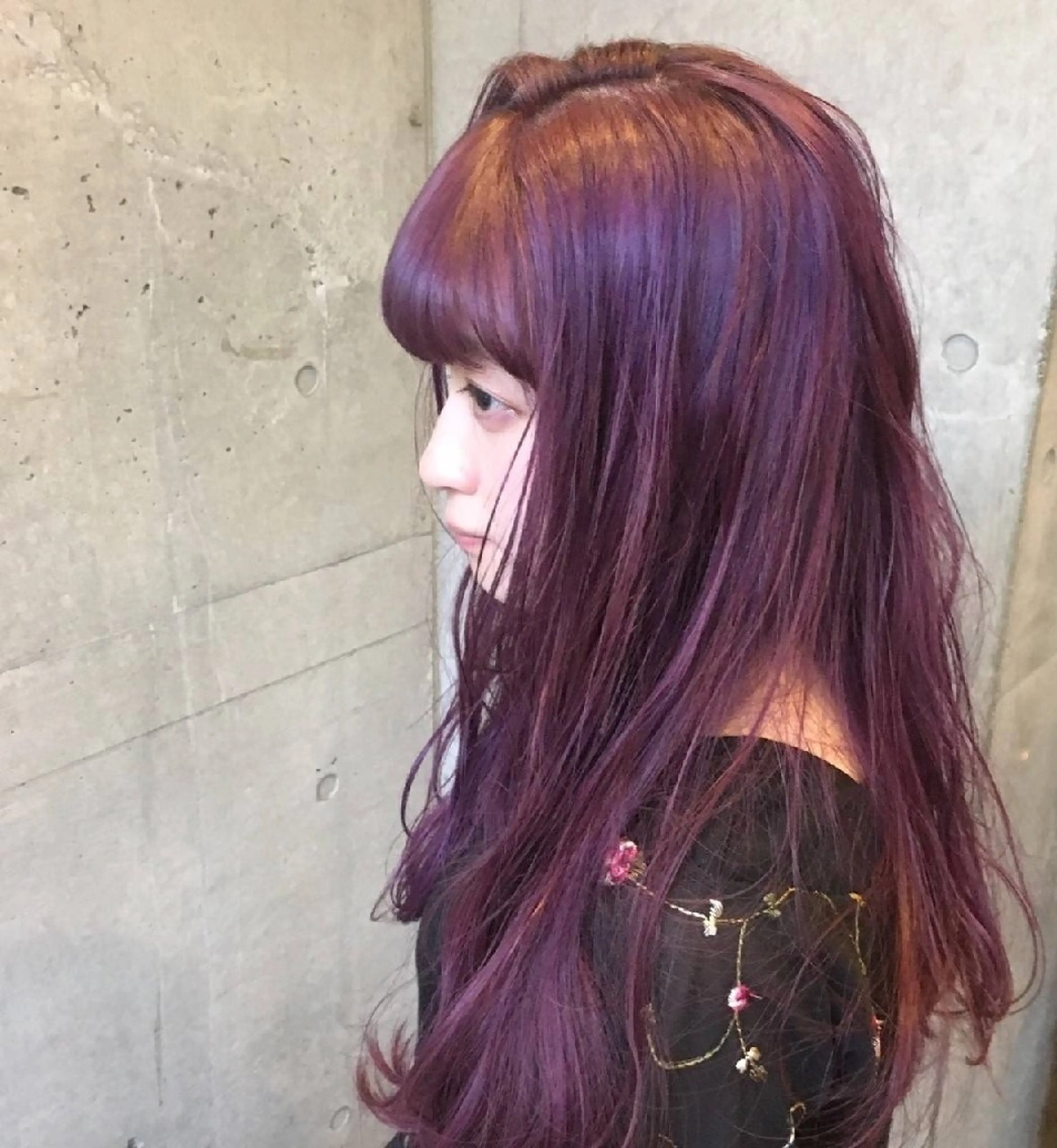 ロング カラー 小田川 竜也のヘアスタイル