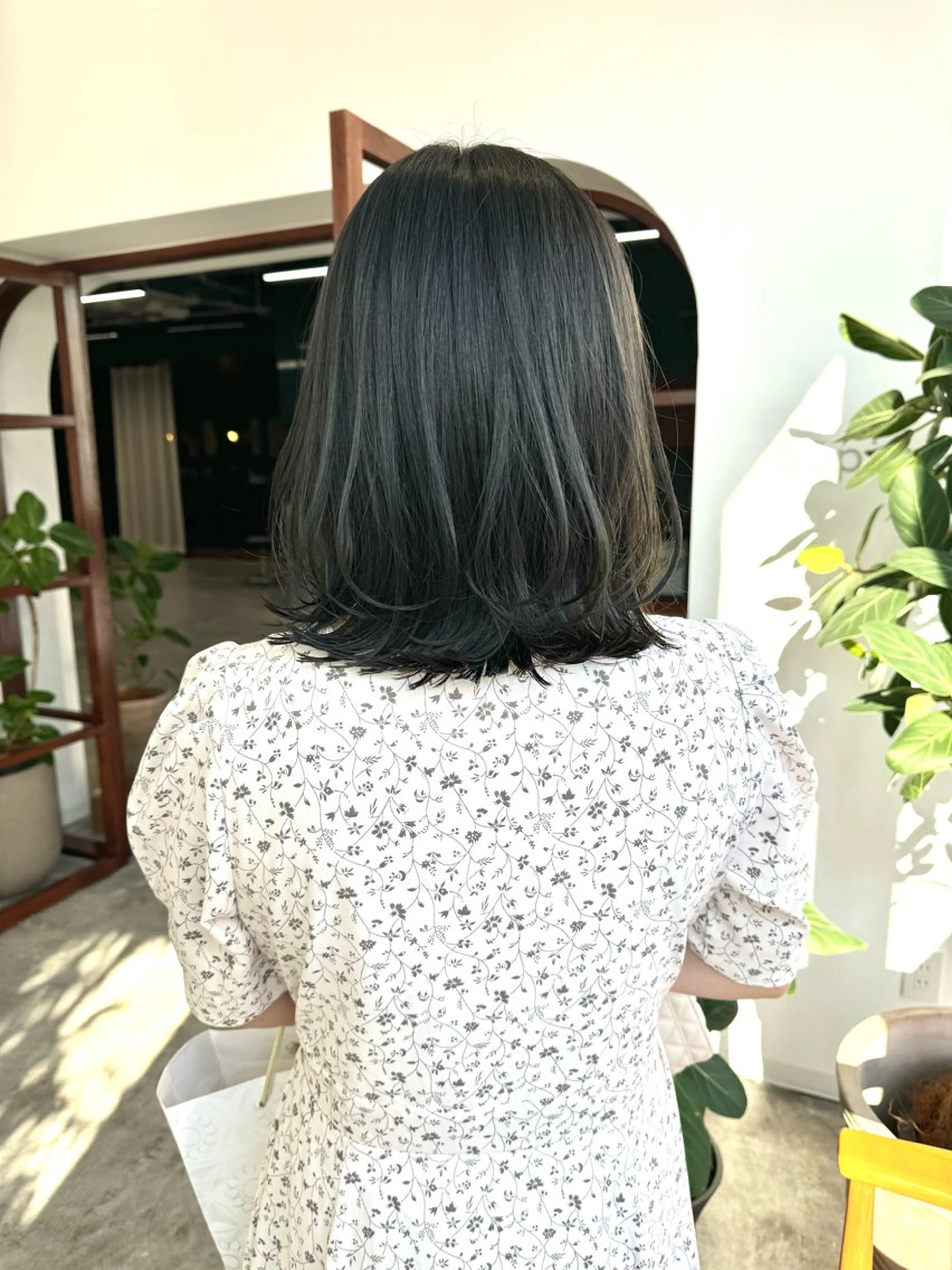 ミディアム カラー ブリーチ 透明感カラー ダブルカラー ブリーチなしカラー あゆみ /sopiのヘアスタイル