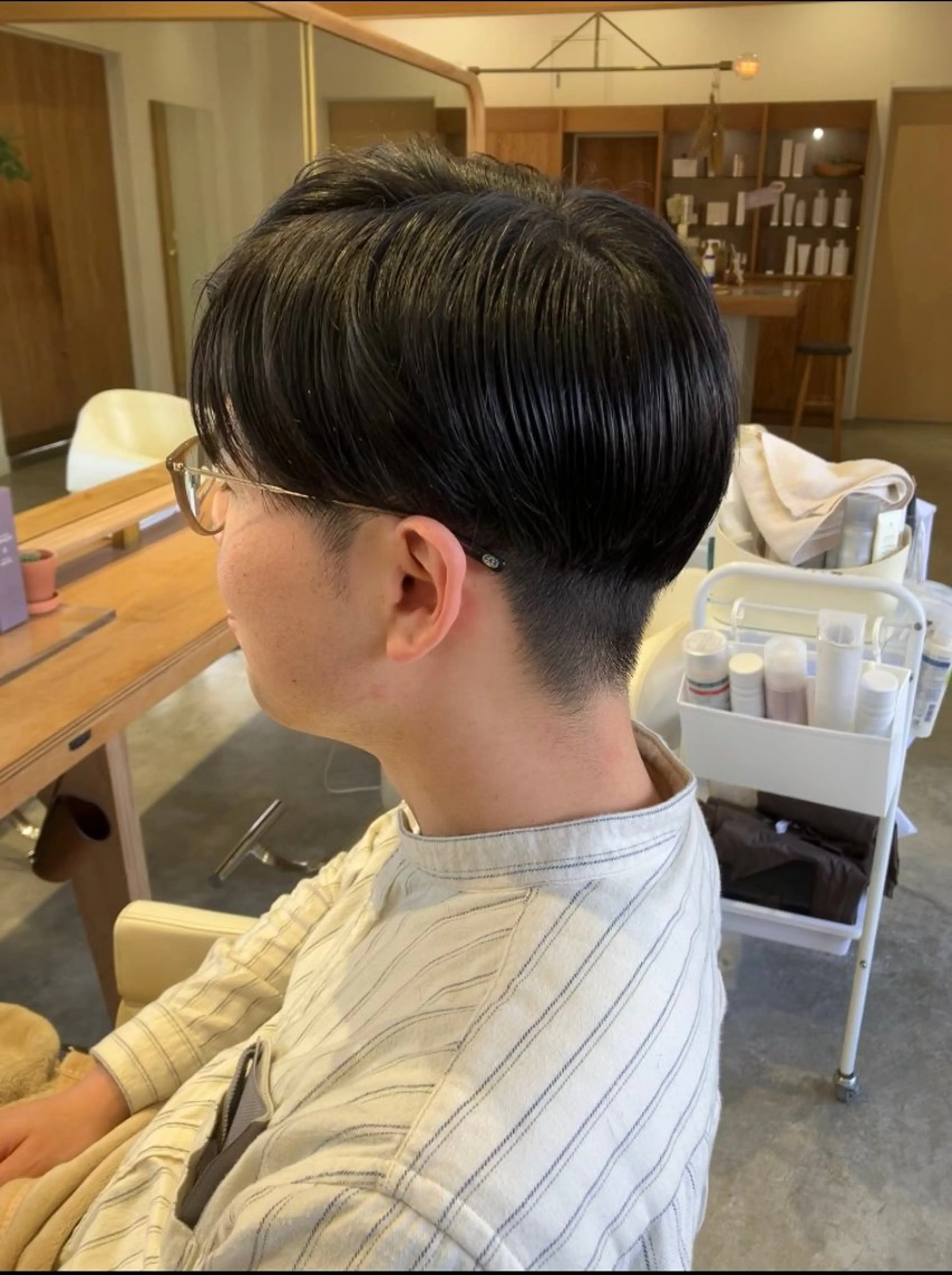 ショート メンズ 刈り上げ カット 佐藤 悠生 メンズパーマ.カットのヘアスタイル