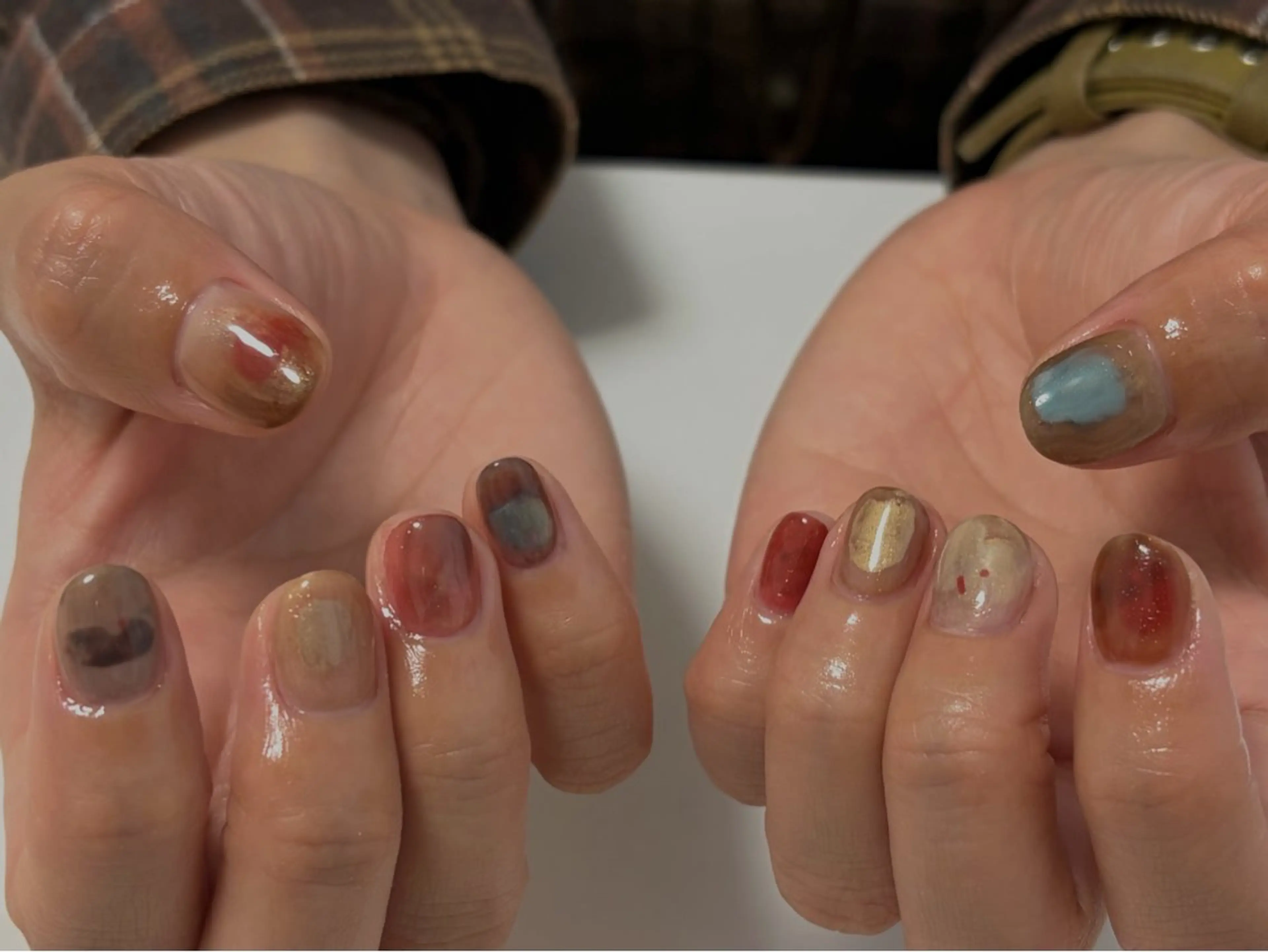 ネイル ニュアンスネイル ハンドネイル nayu nailのネイルデザイン