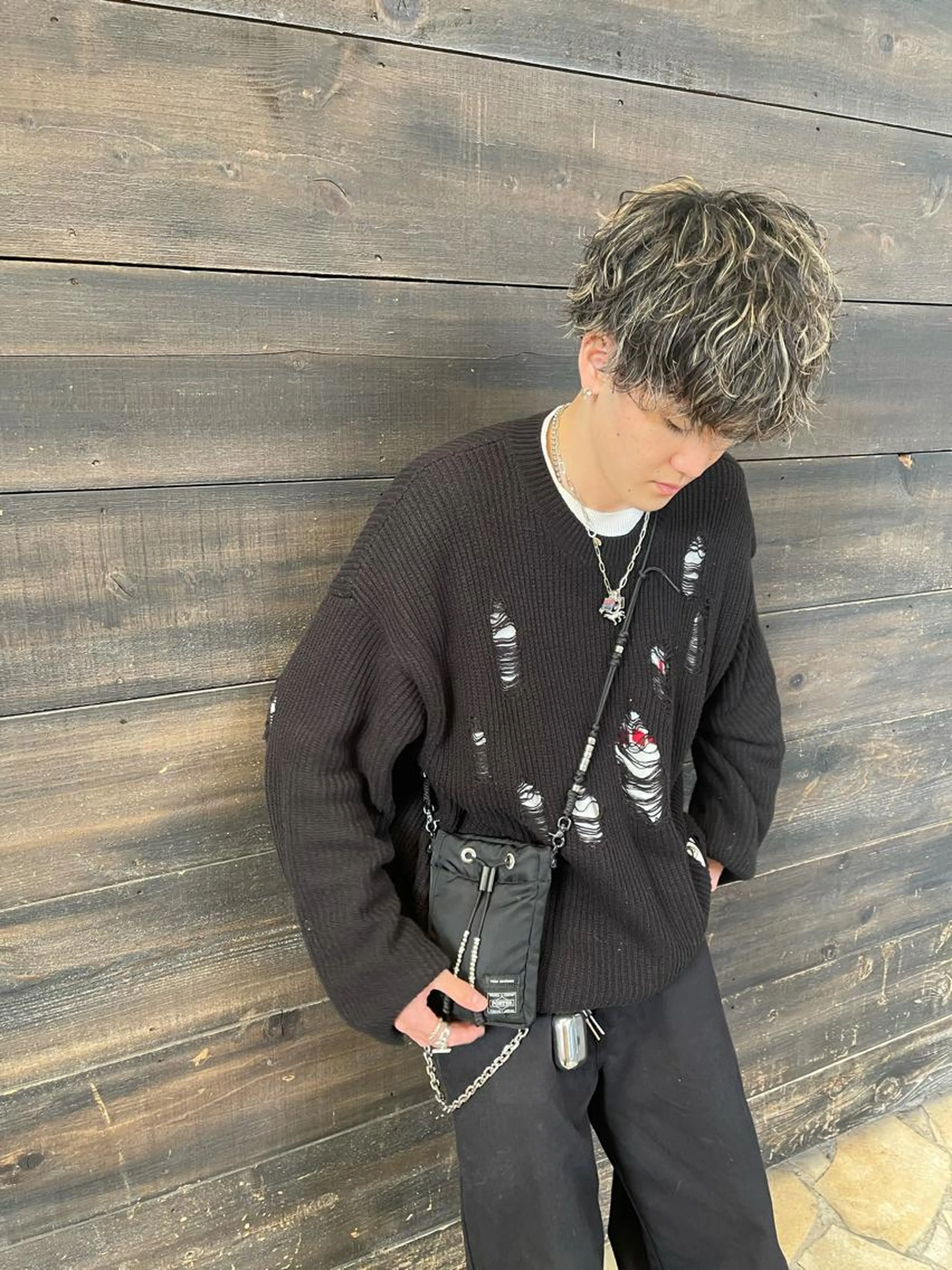 カット+ハイライト(ブリーチ)の写真