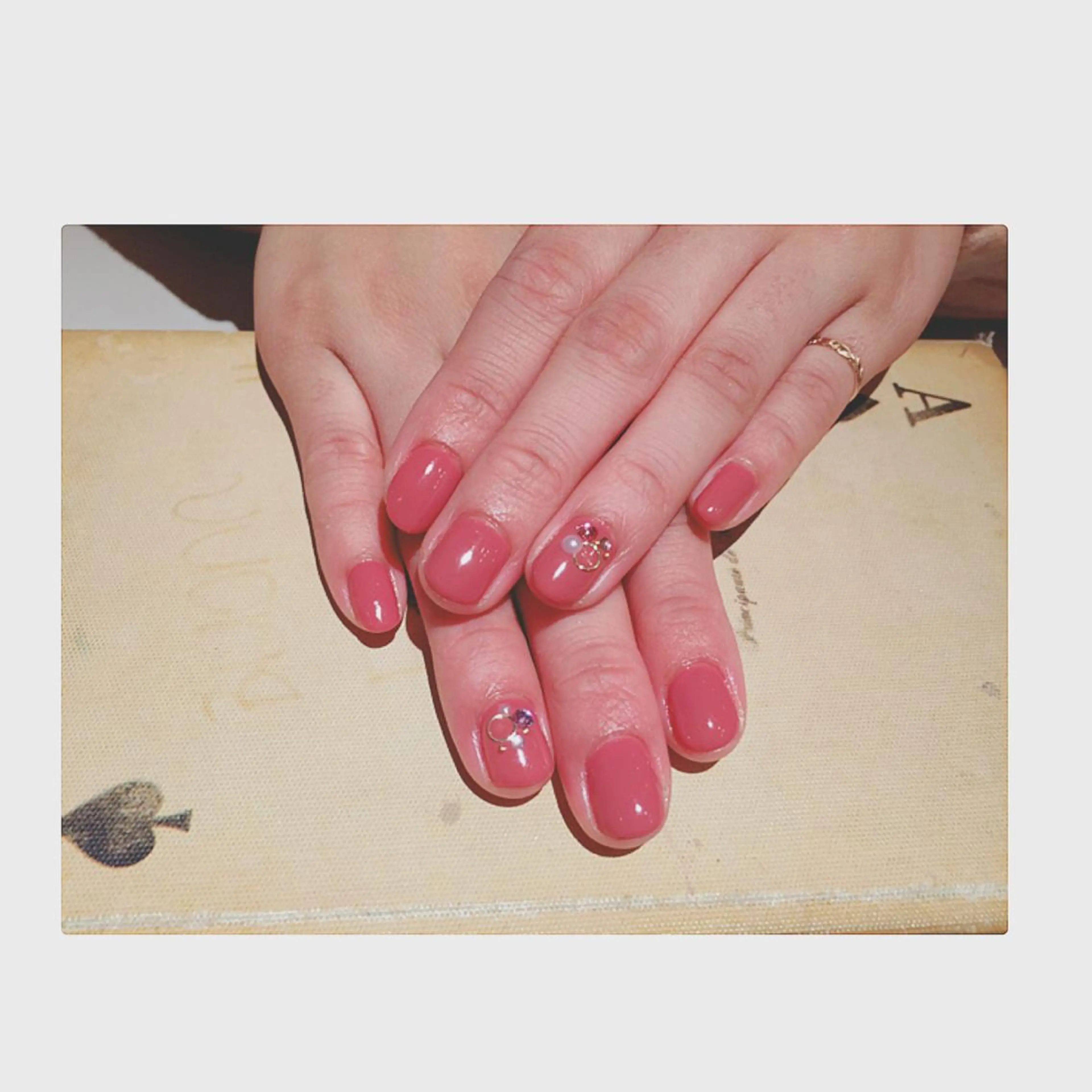 ネイル ワンカラーネイル RigHair所属・RigHair MIZUHOのネイルデザイン