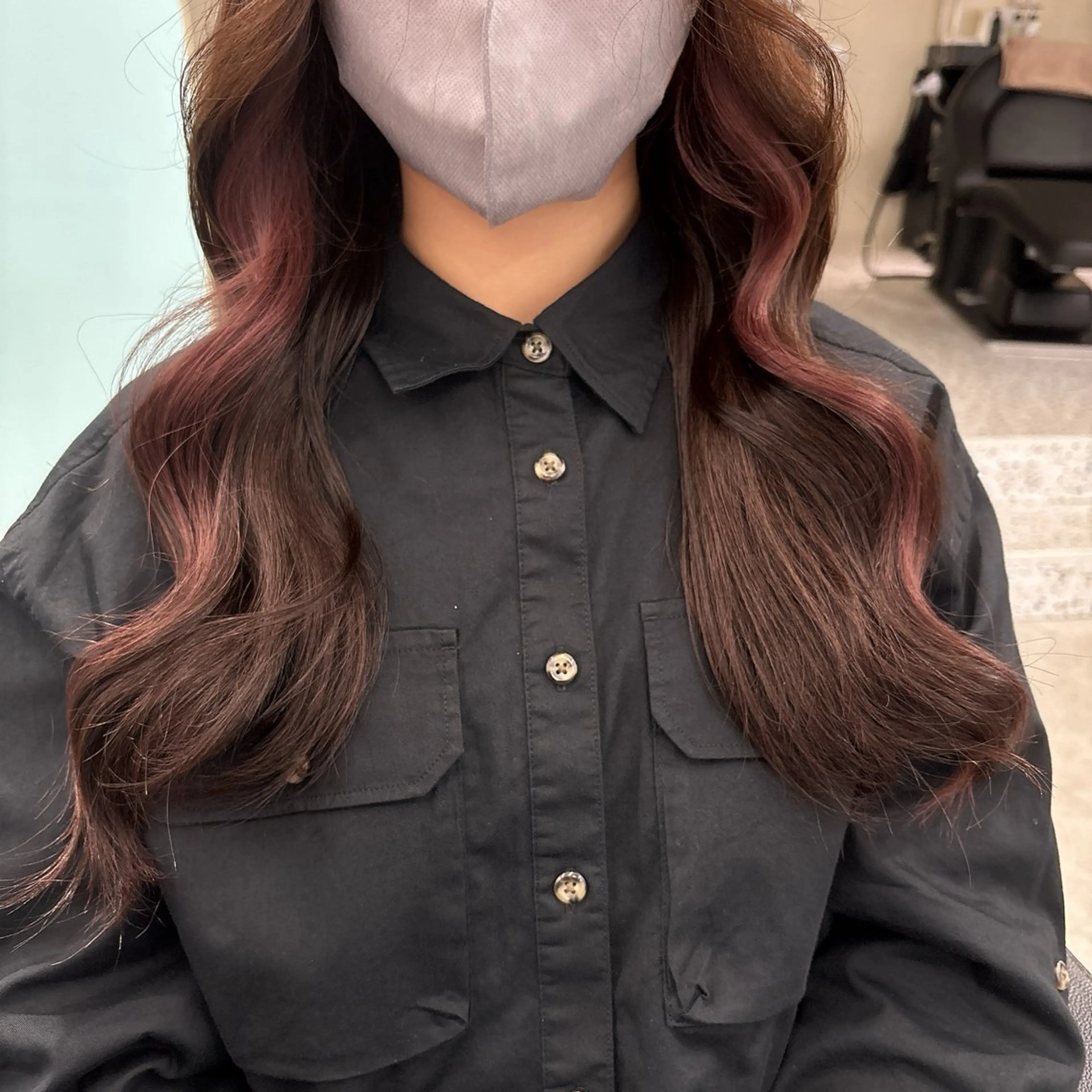 カラー Wカラー/暖色/べ ージュりく©︎🐝のヘアスタイル