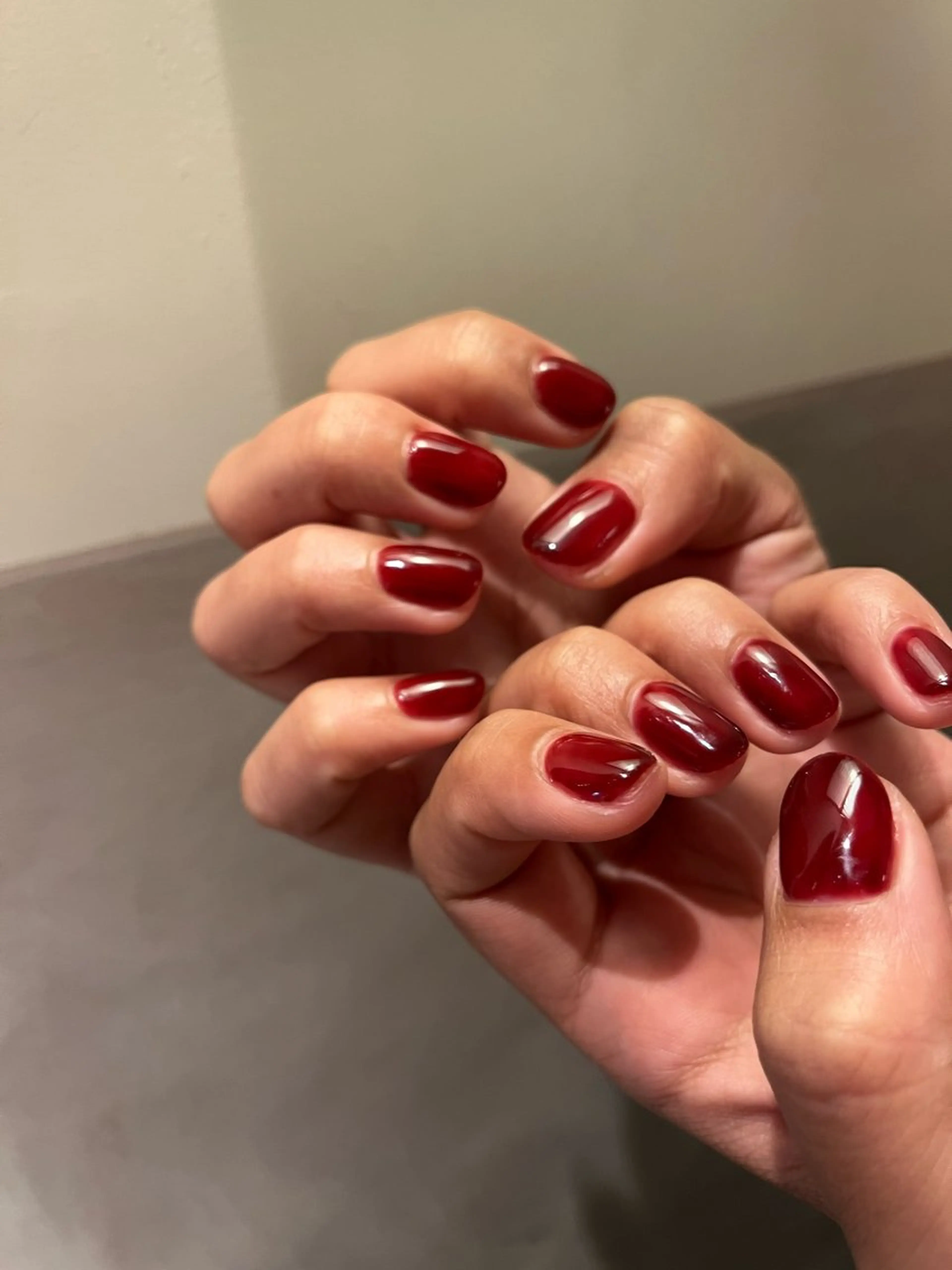 ネイル ワンカラーネイル Cachette miyukiのネイルデザイン