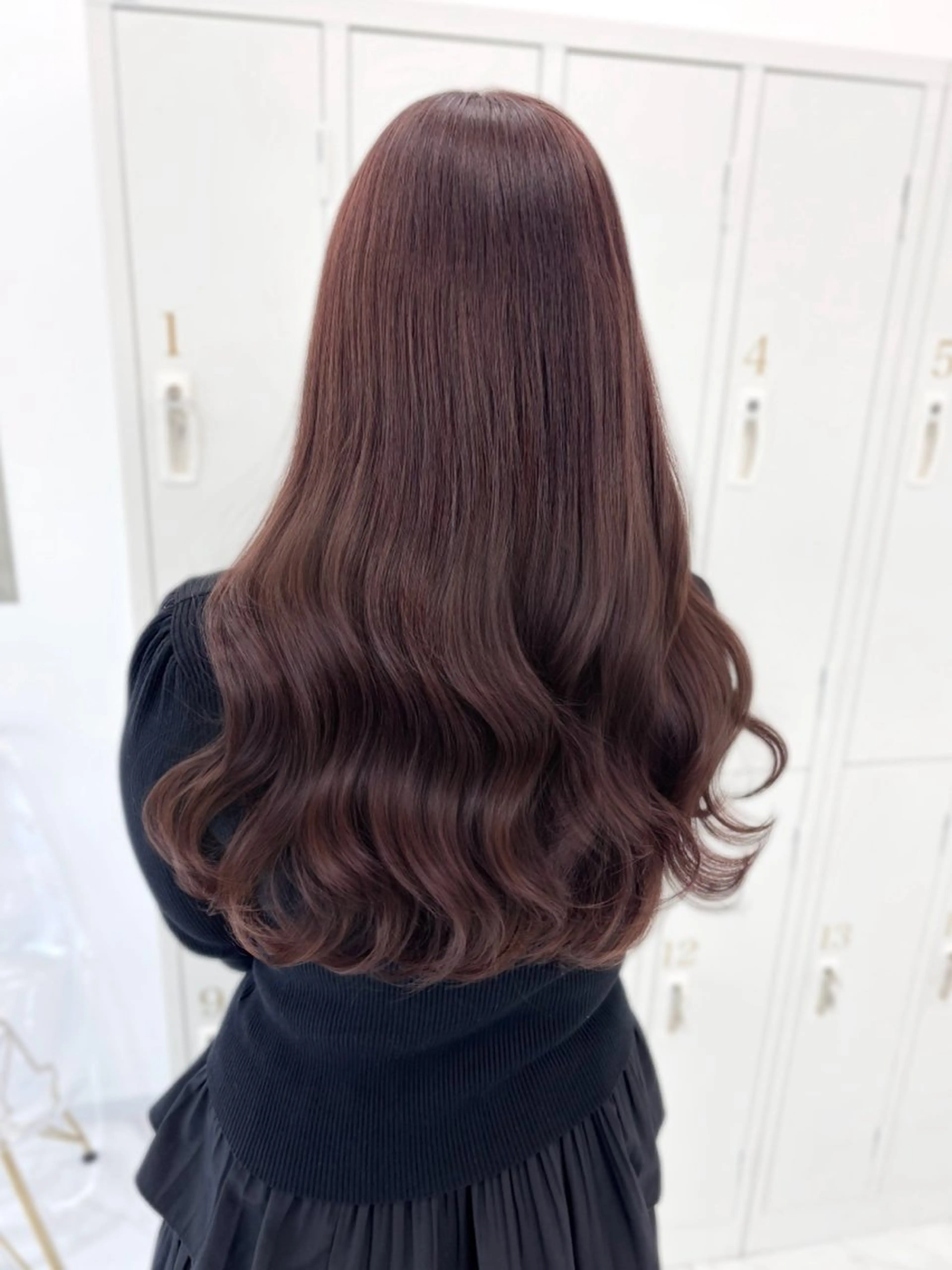 セミロング カラー ブリーチ ブラウンカラー ダブルカラー ラベンダーカラー ラベンダーブラウン ヘアカラー 盛れる顔周り🤍渋谷 Risa🎀のヘアスタイル