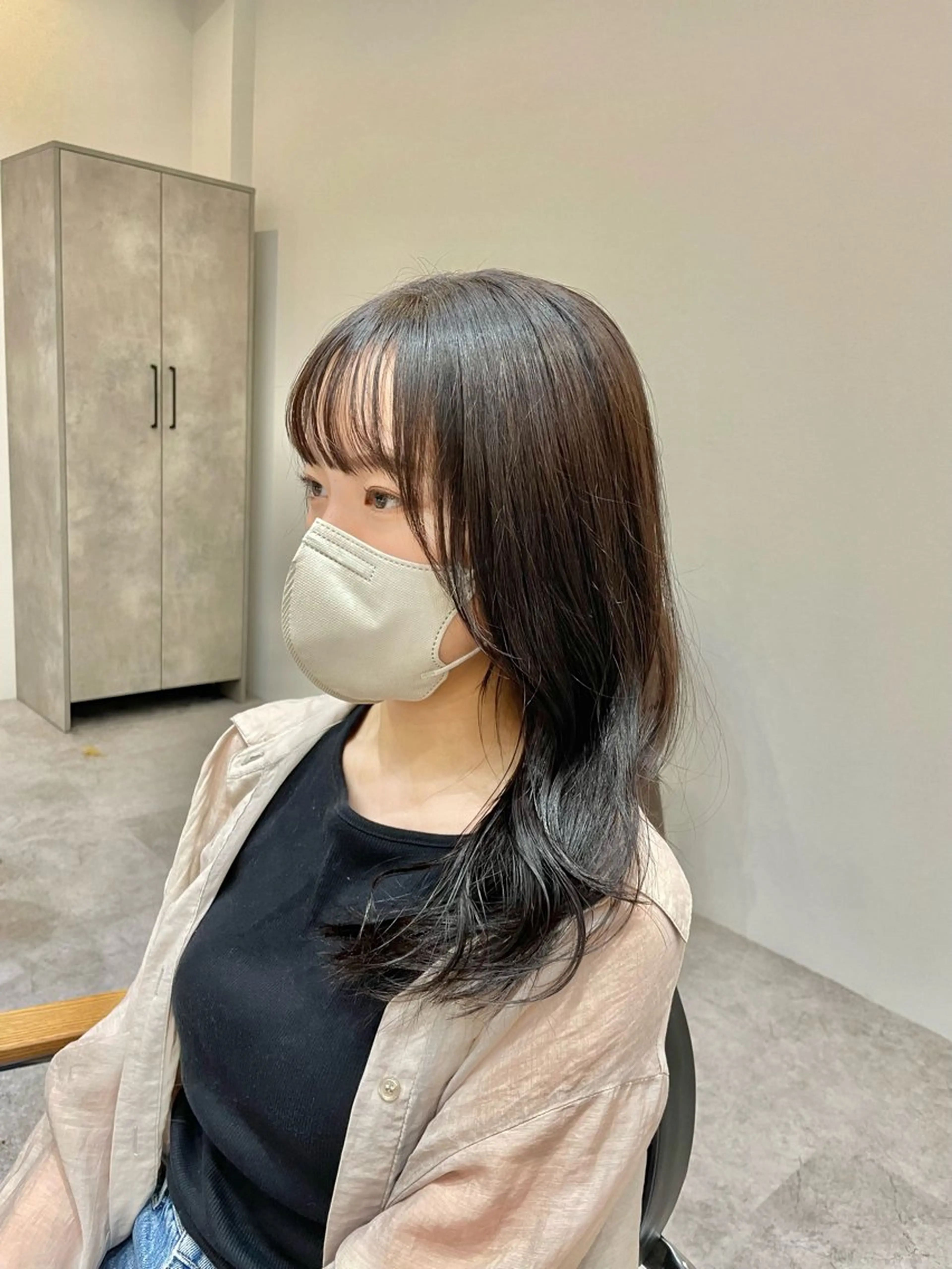 ロング カラー レイヤーカット 髪質改善/ 上村旺武のヘアスタイル