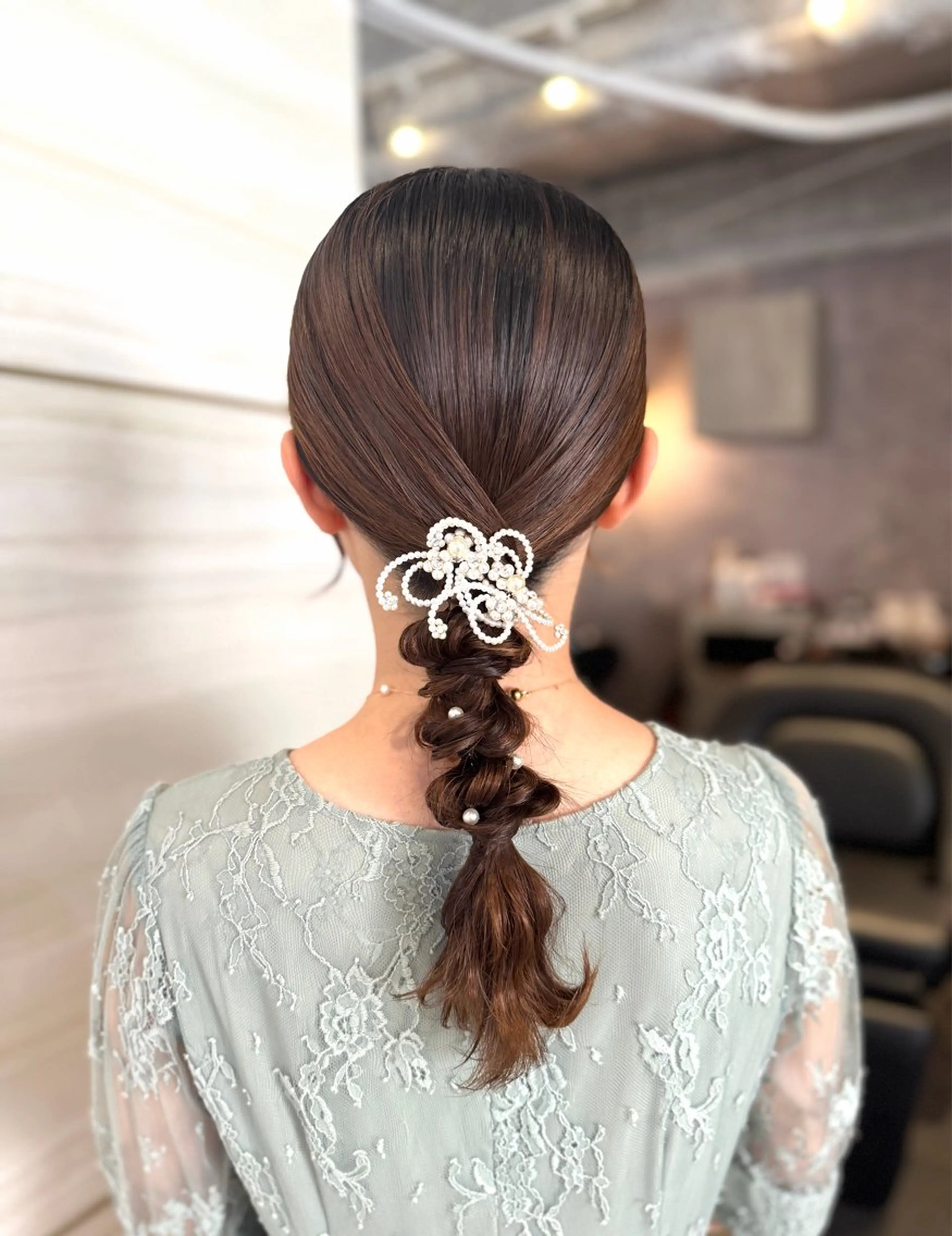 ロング ヘアアレンジ ヘアセット 🩶鈴木茉奈🩶艶髪 /透明感/暖色カラーのヘアスタイル