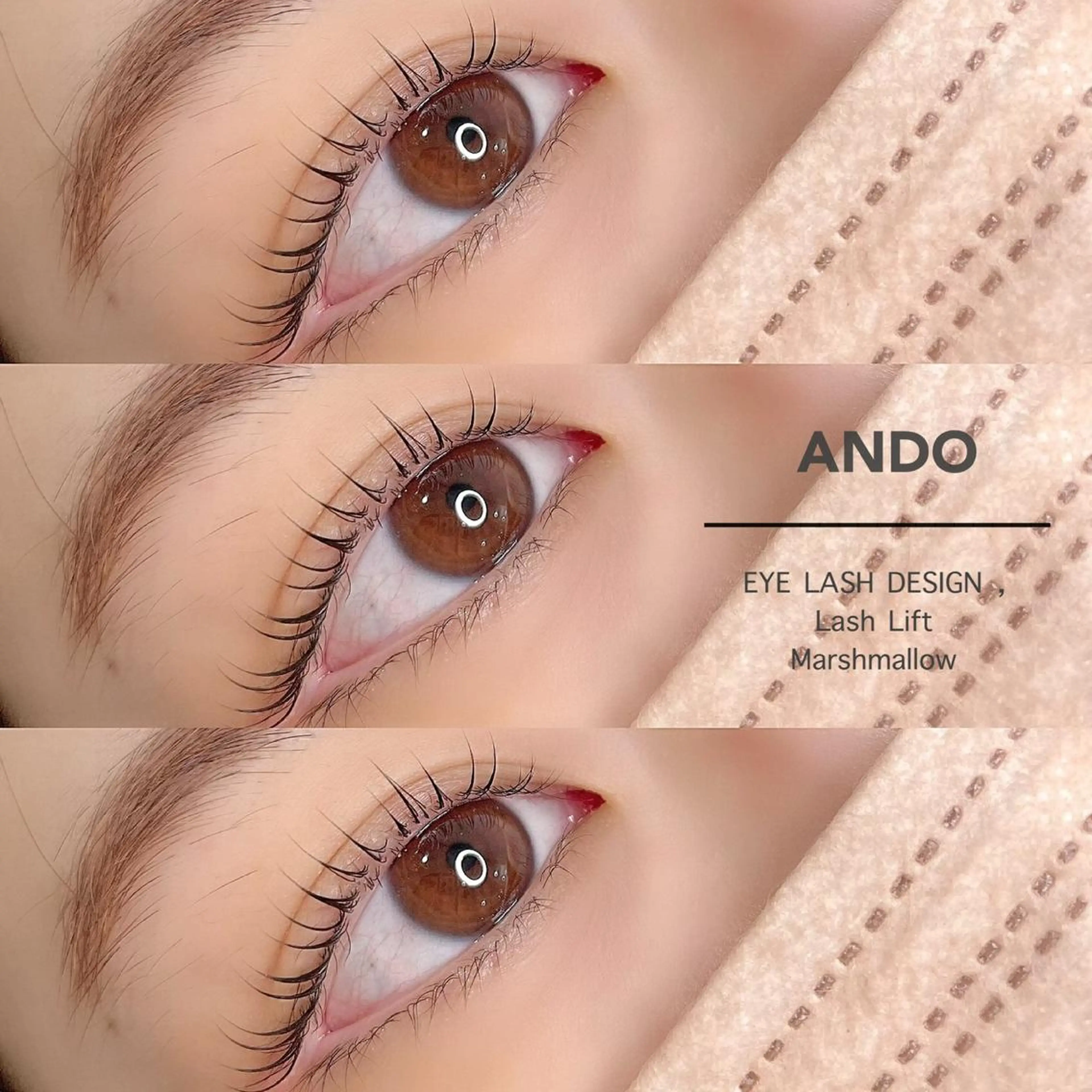 マツエク・マツパ マツパ ANDO HIKARIのマツエク・マツパデザイン