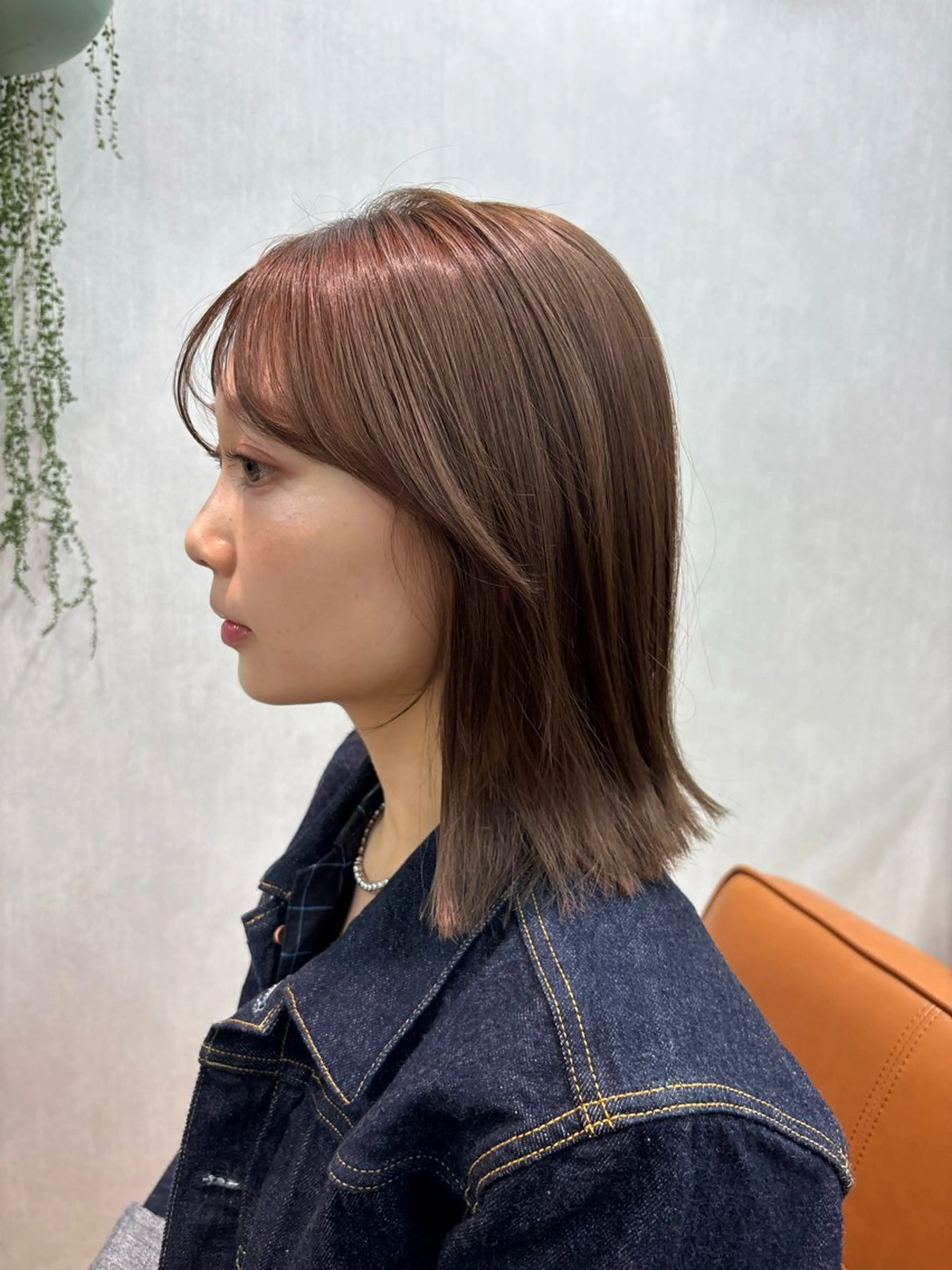 ミディアム カラー トリートメント ボブ/ミディアム 親しみやすさ/さくらのヘアスタイル