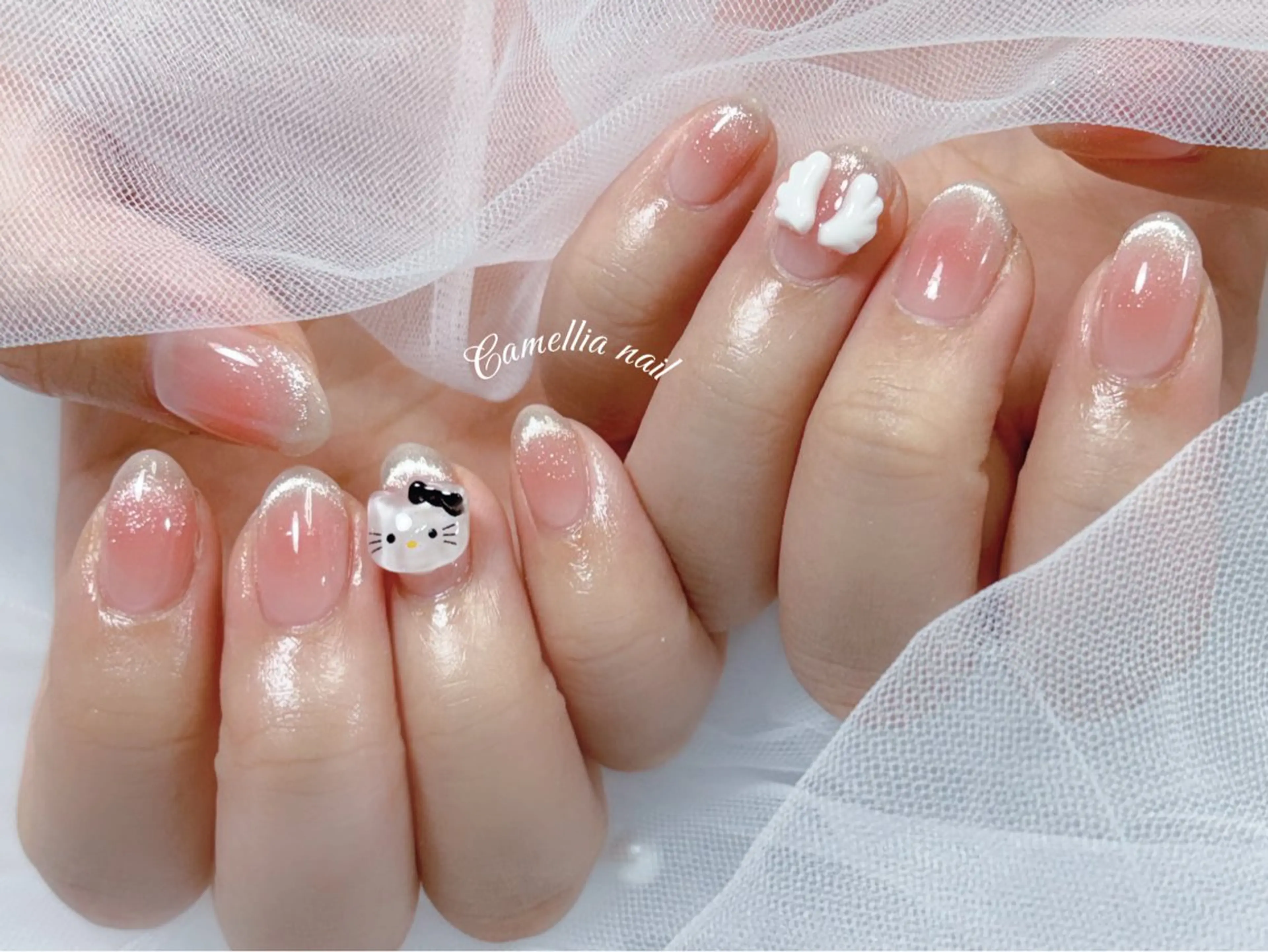 ネイル momoka デザイン長さだしのネイルデザイン