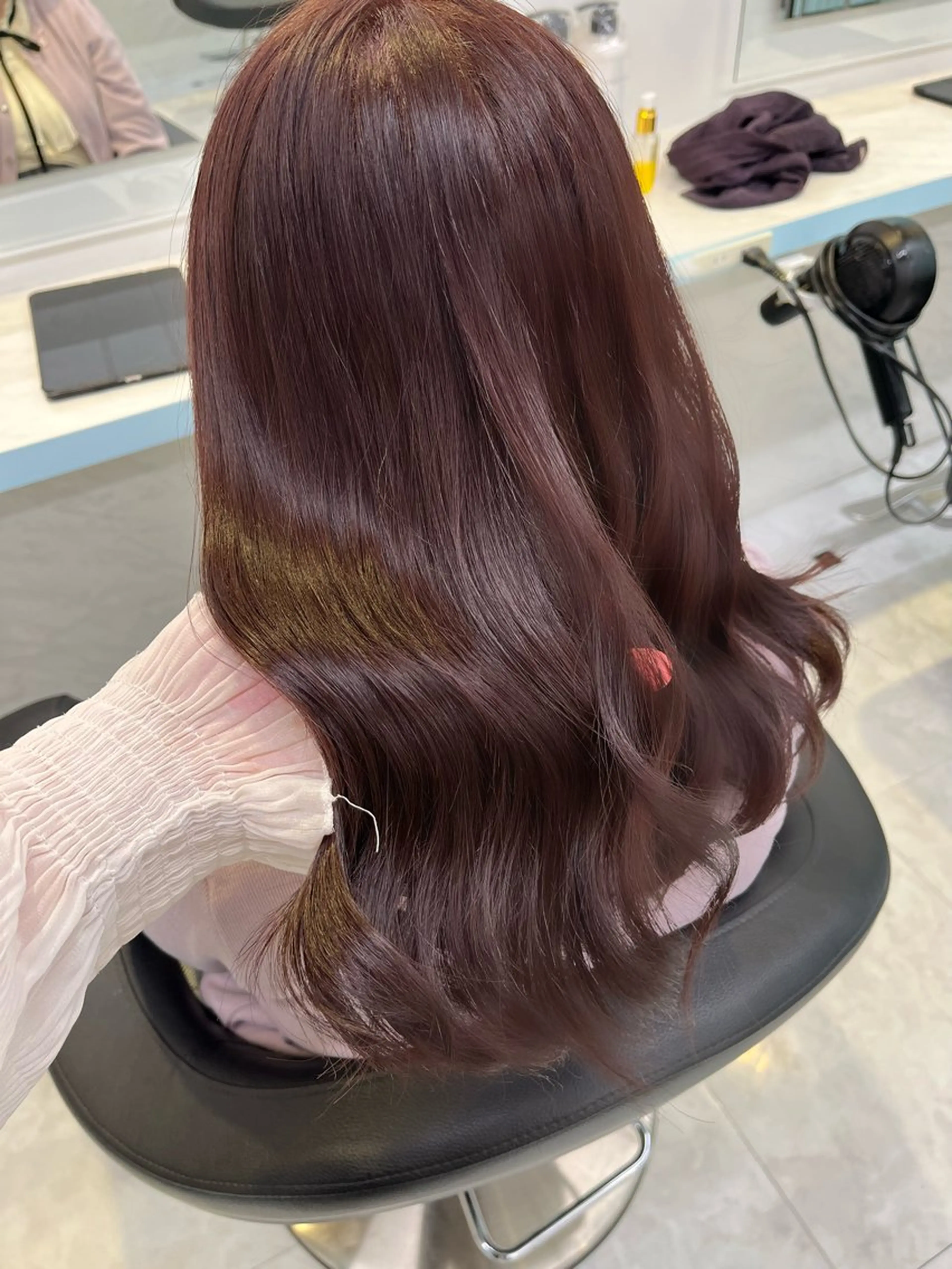 セミロング カラー ヘアアレンジ カット ヘアカラー トリートメント 愛されカラー🩷 はるなのヘアスタイル