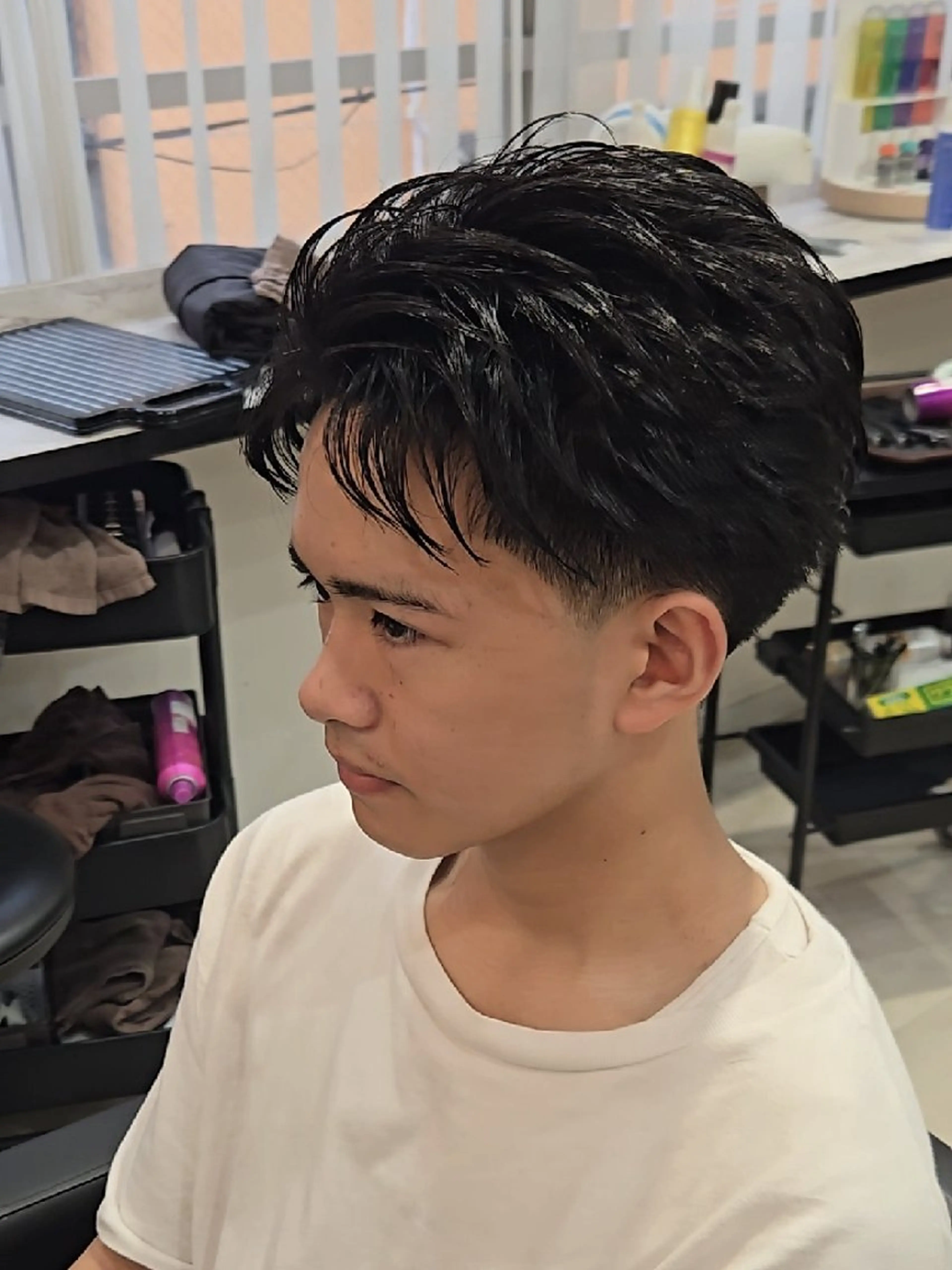 メンズ ショート メンズパーマ カット ヘアセット LEN名古屋/パーマ 海外ヘア/メンズ特化のヘアスタイル