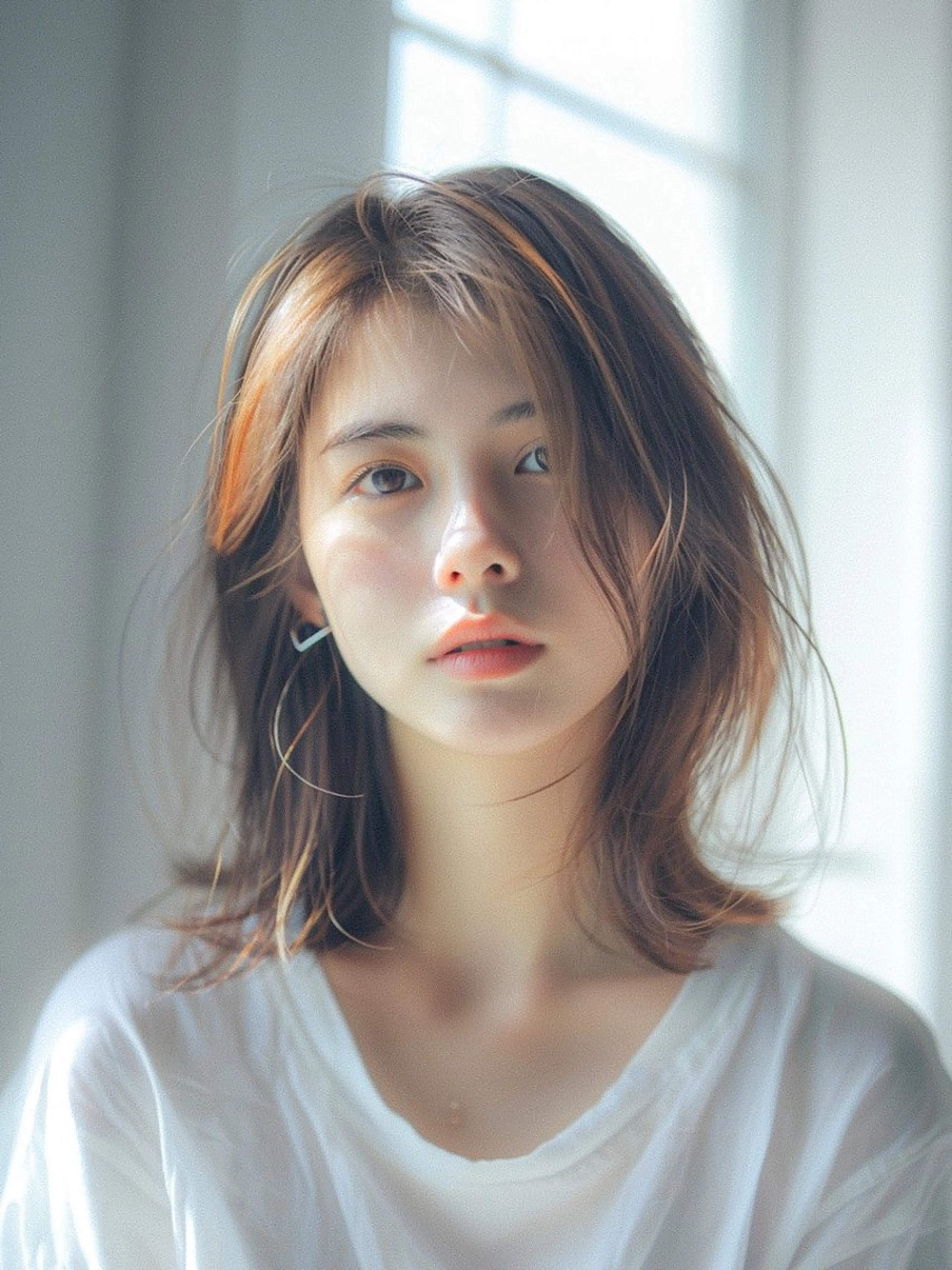 ミディアム カラー カット ヘアカラー トリートメント edA. 鎌倉のヘアスタイル