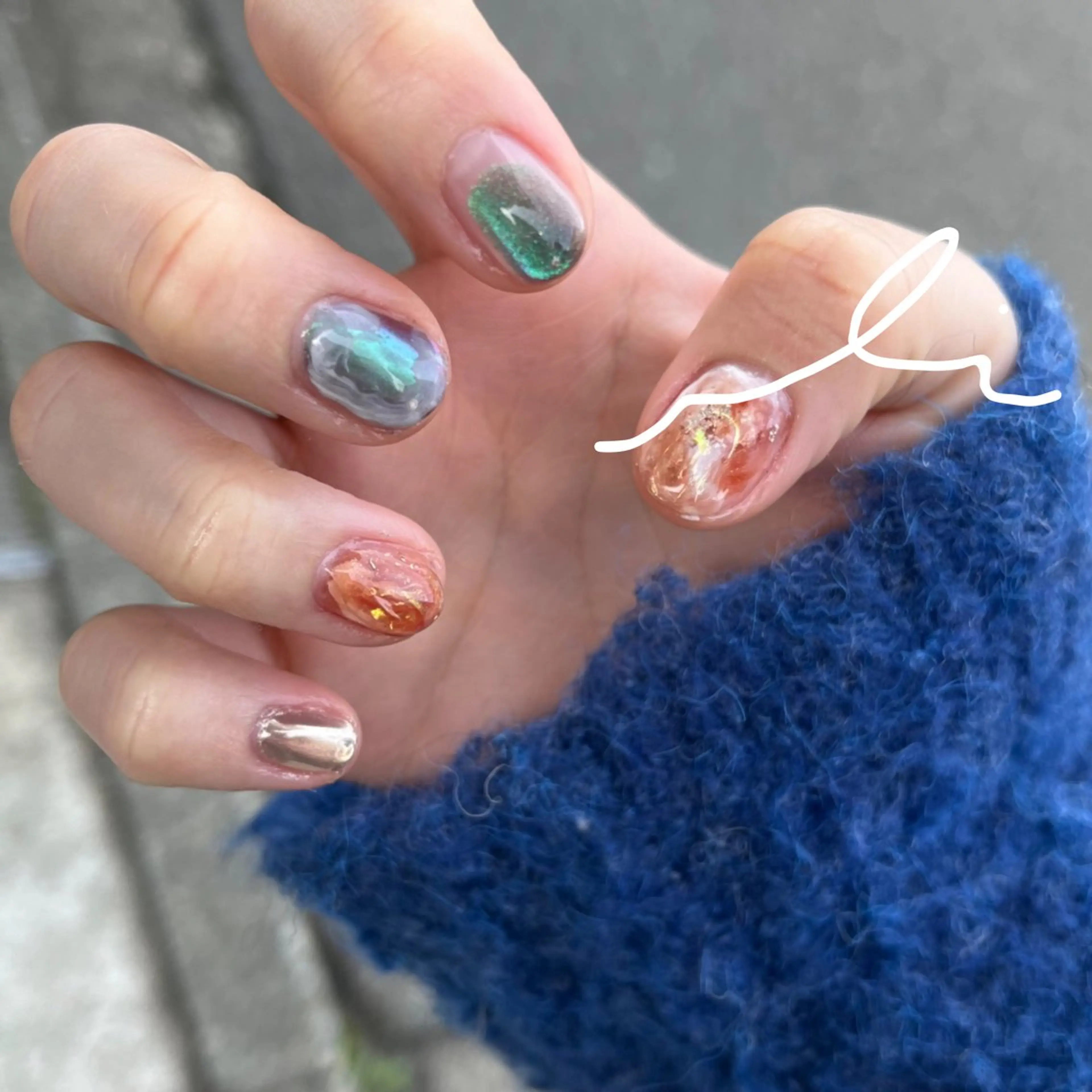 ネイル ハンドネイル ulinail （ウリネイル）のネイルデザイン