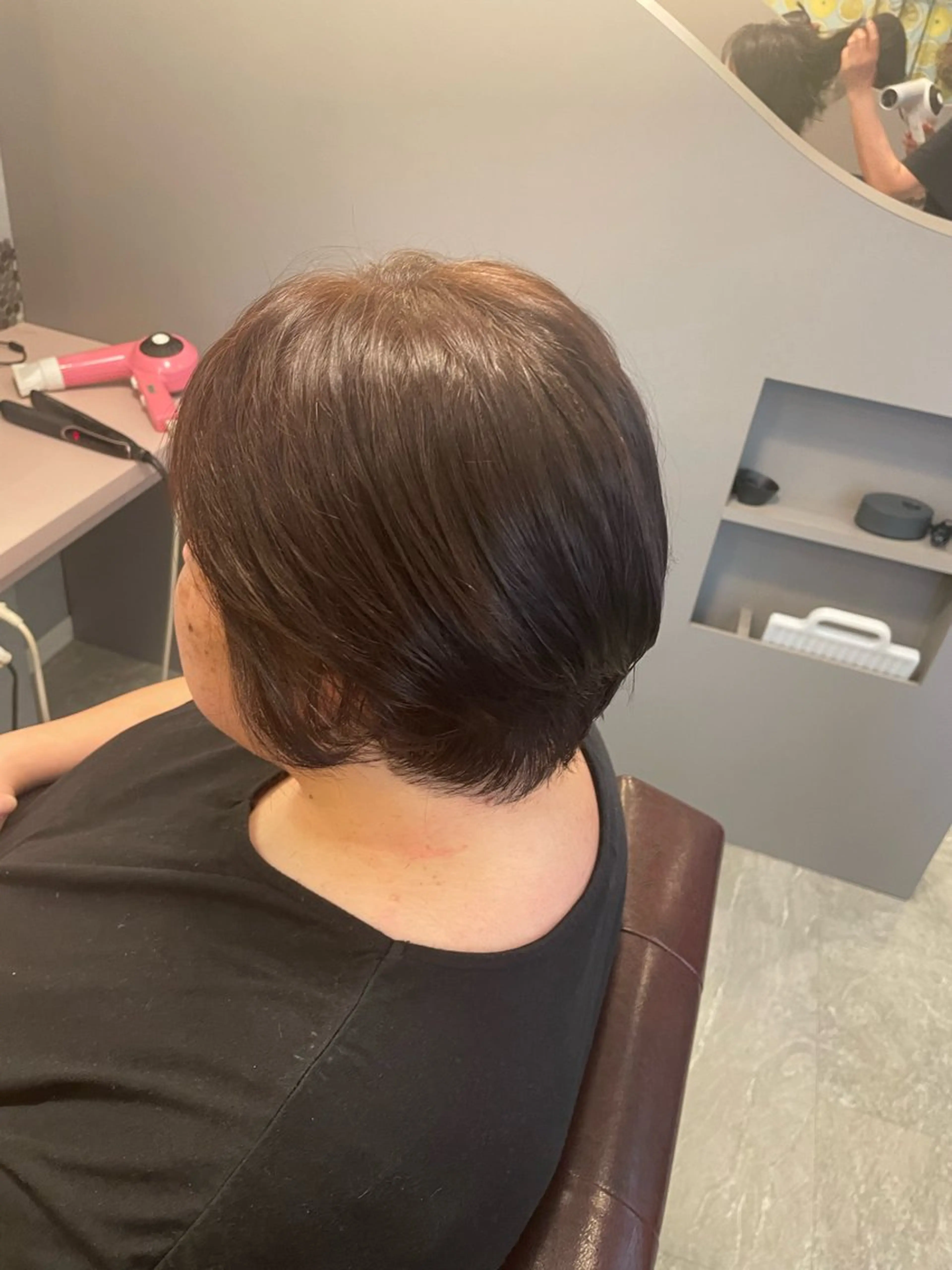 ショート ショートボブ ボブ ショートヘア hair make echo滿木あい花のヘアスタイル