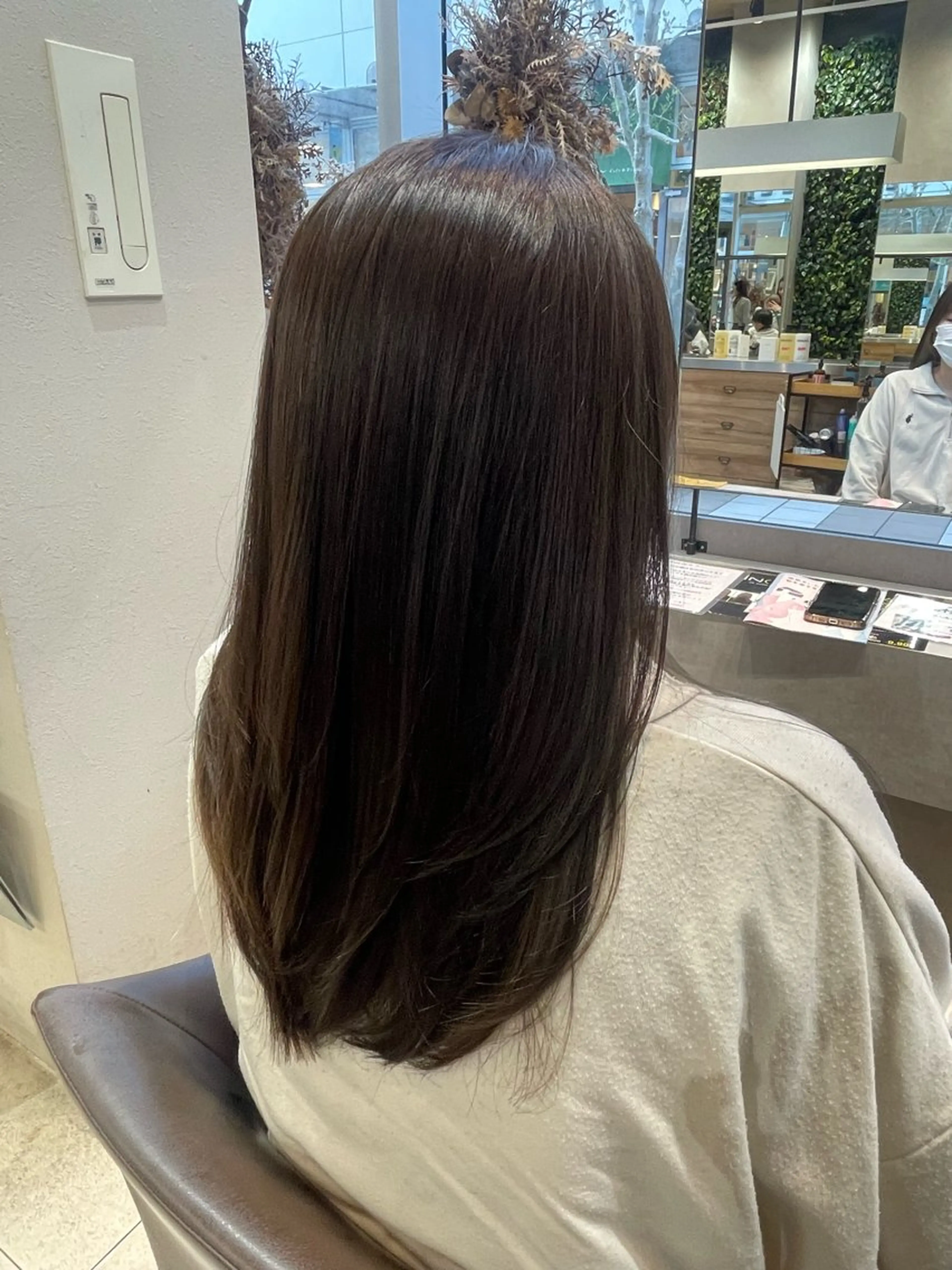 ロング カラー 原 萌香のヘアスタイル