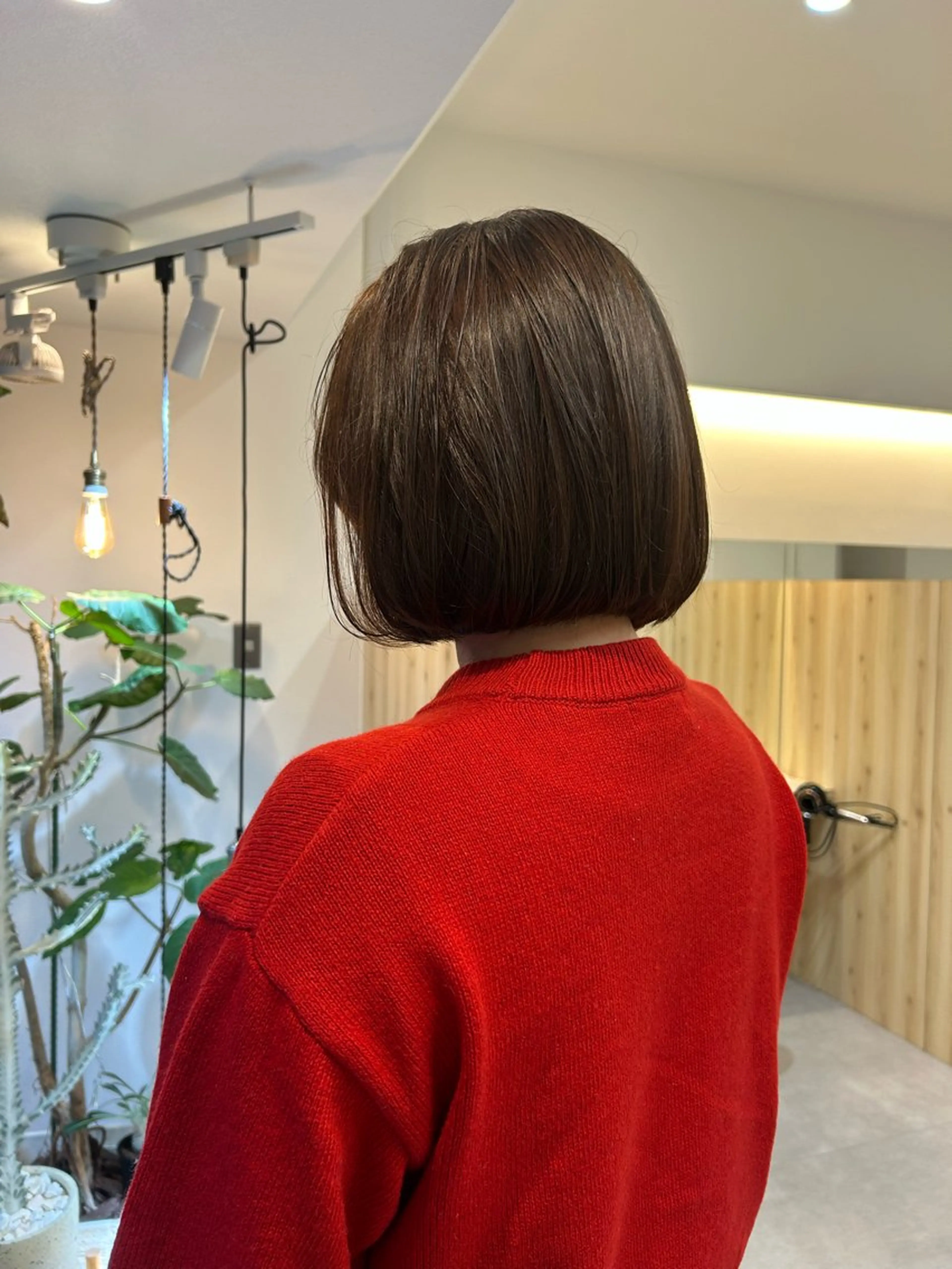 ショート 切りっぱなしボブ ボブ 髪質改善 ショートヘア トリートメント ayaka ［sou］のヘアスタイル