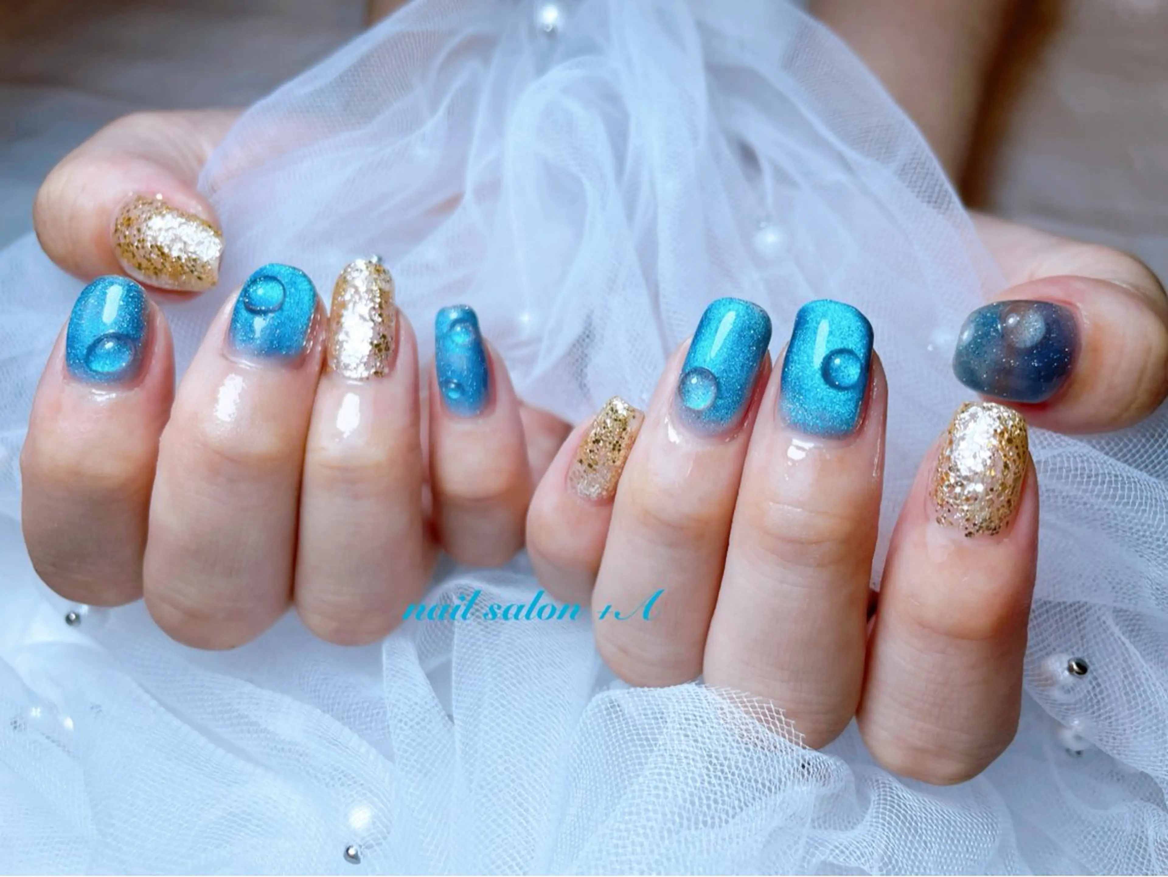ミディアム Nail Salon +Aのネイルデザイン