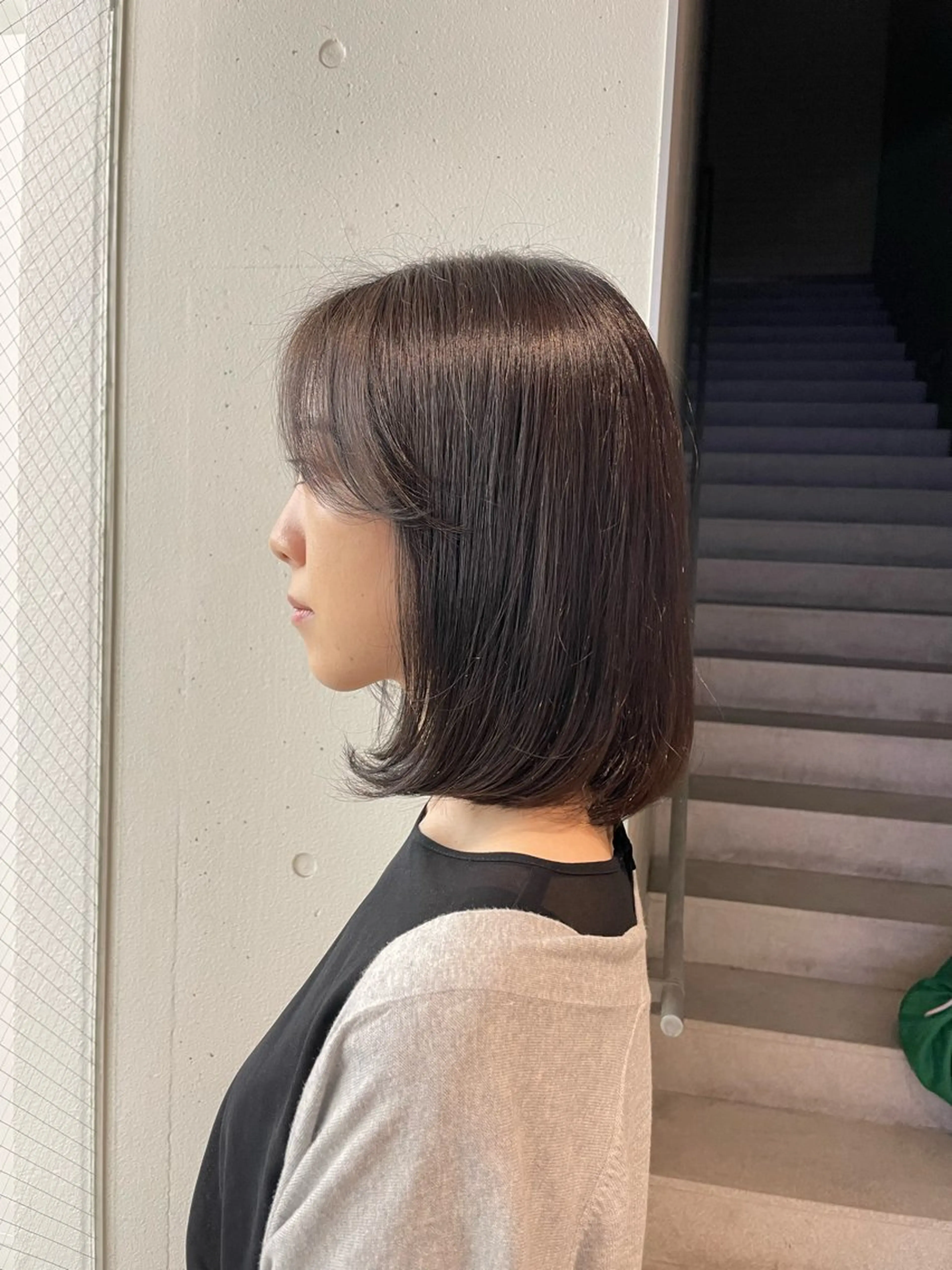 ショート ボブ 韓国風ヘア 秋山 裕香のヘアスタイル