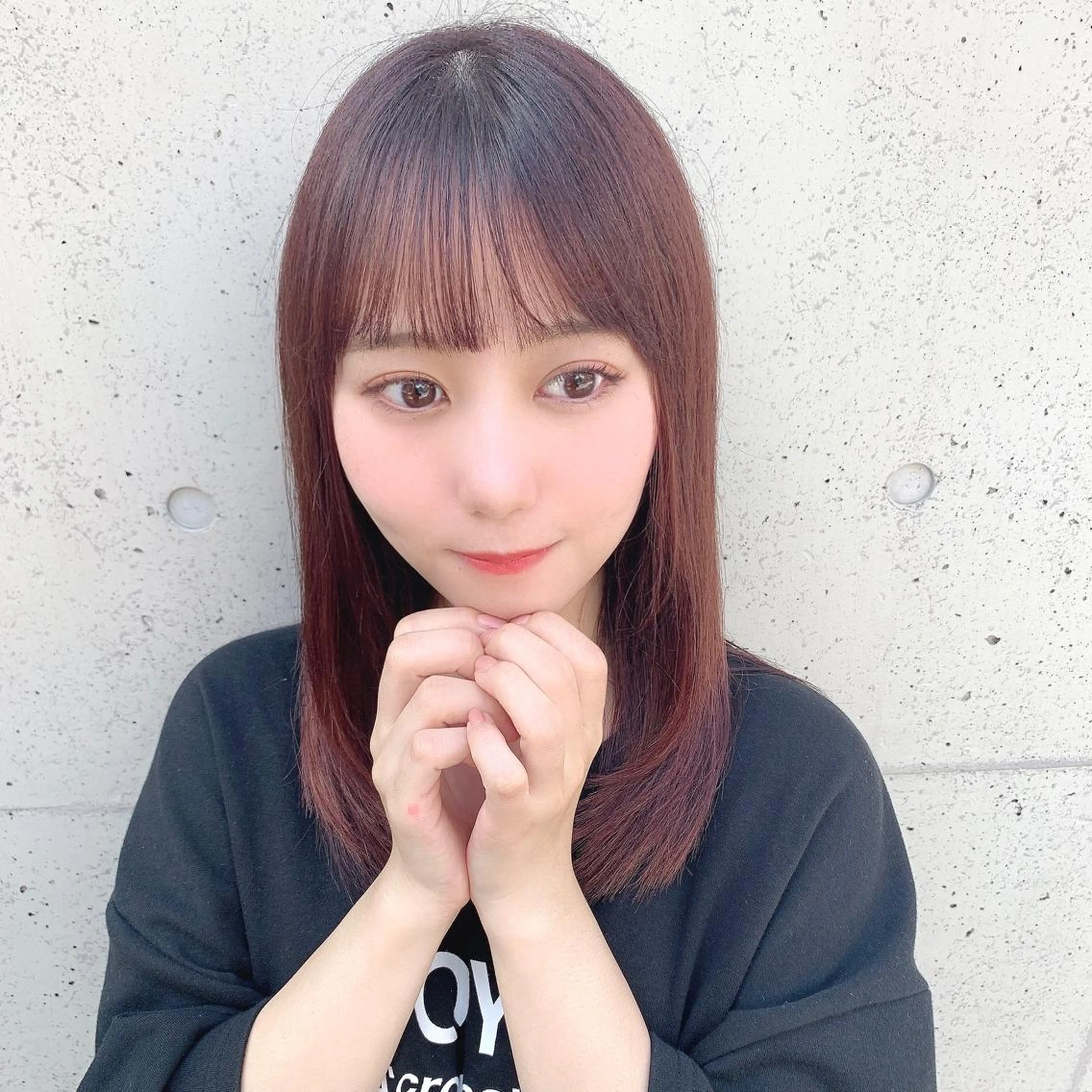 セミロング カラー ✨️美髪矯正×似合わ せ艶カラー✨藤田透のヘアスタイル