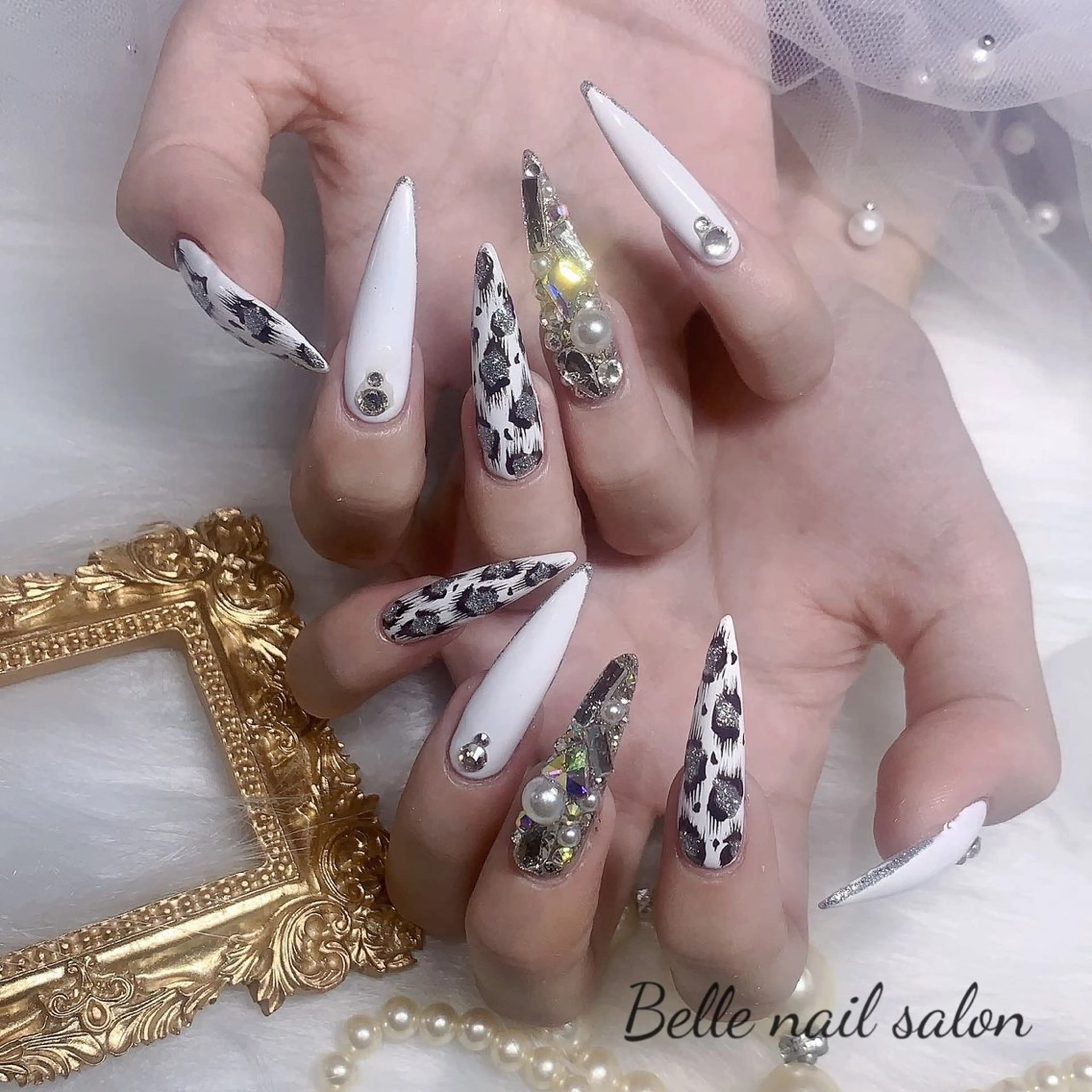 ネイル オーロラネイル フットネイル 韓国ネイル ラメ(グリッター) ラメグラデーション ハンドネイル Belle nail salon 新小岩のネイルデザイン