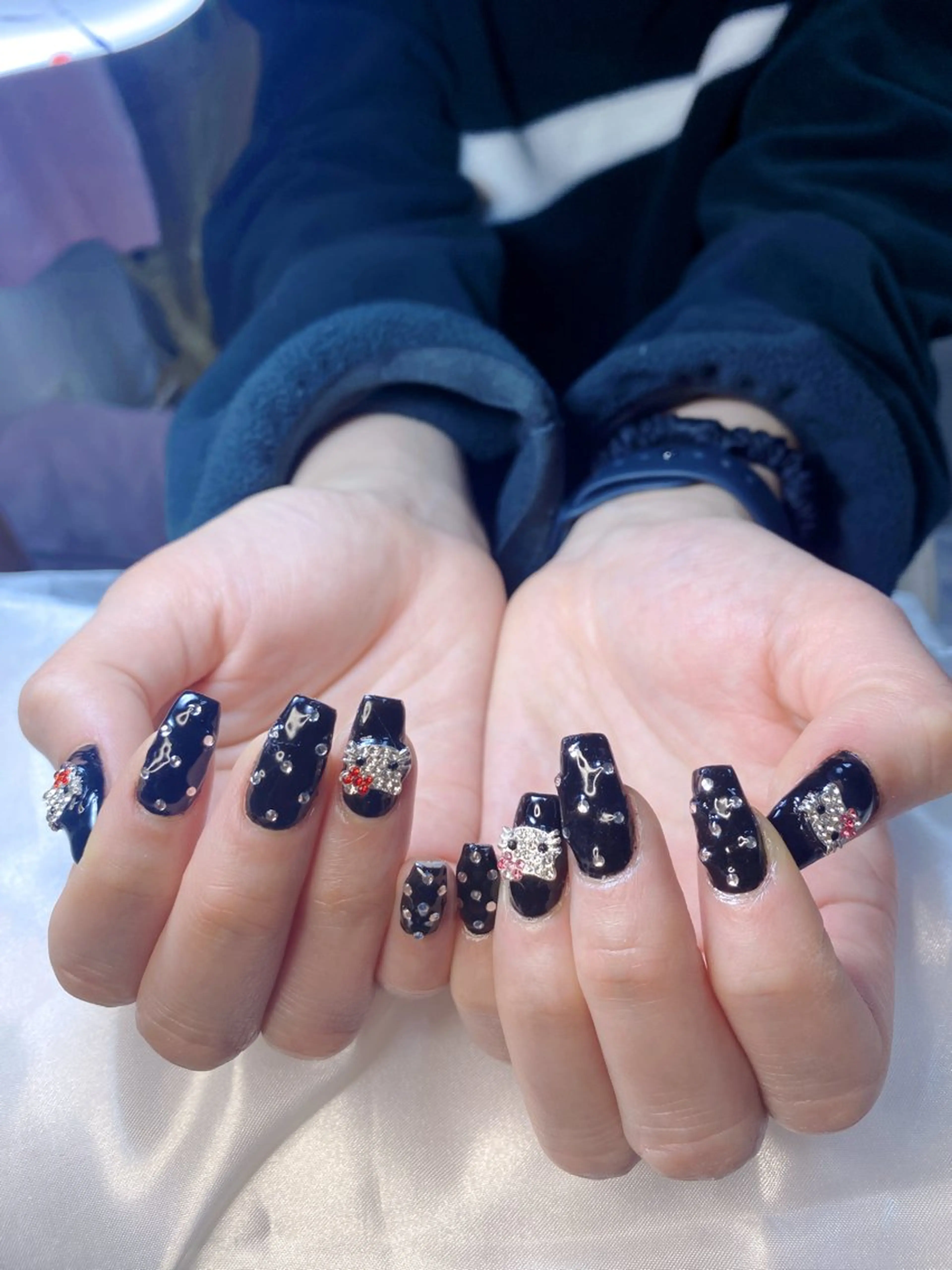 ネイル ハイネイル 自宅サロンのネイルデザイン