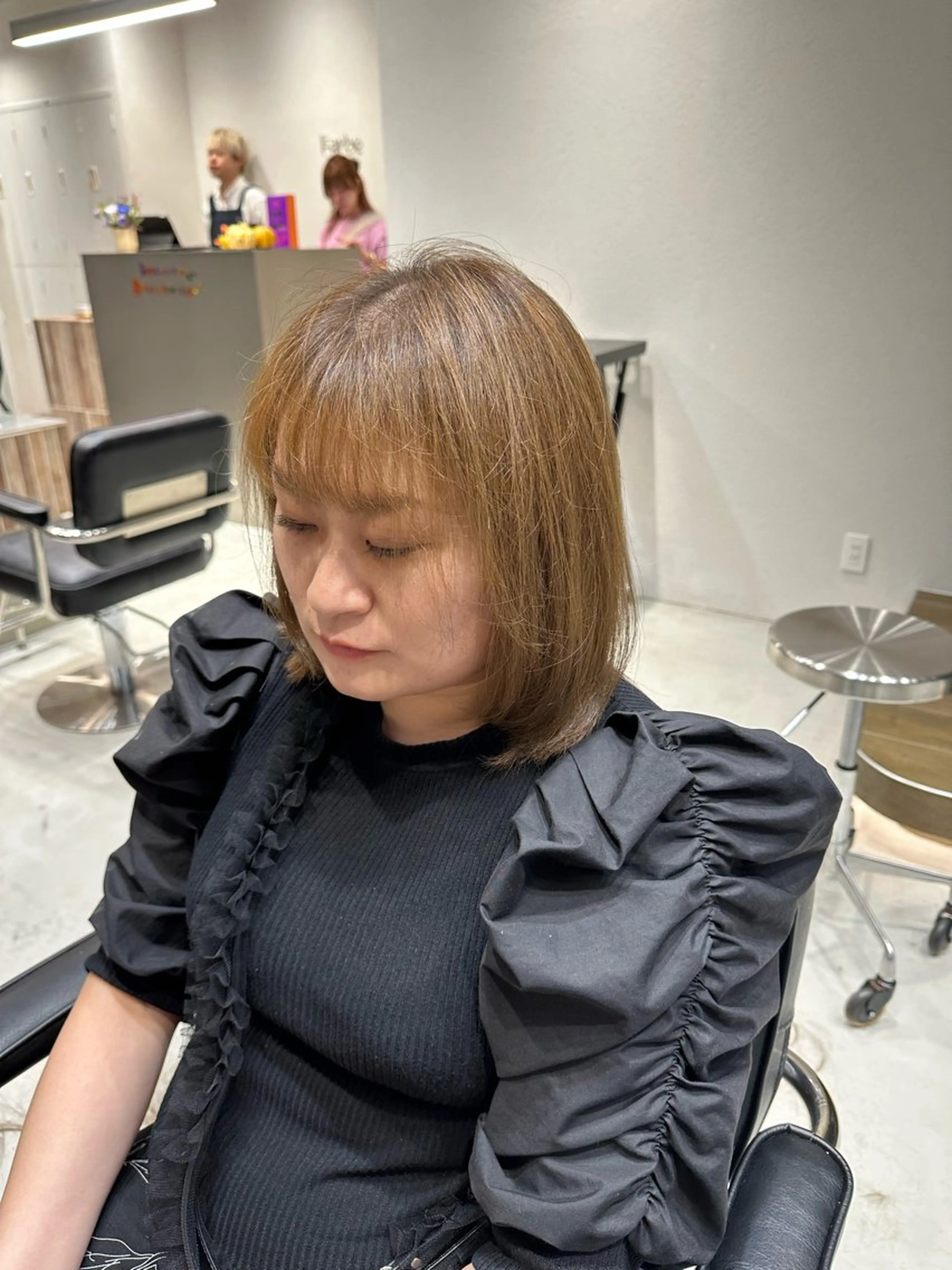 ミディアム カラー 横浜/メンズ特化/ Farbe/田中颯斗のヘアスタイル