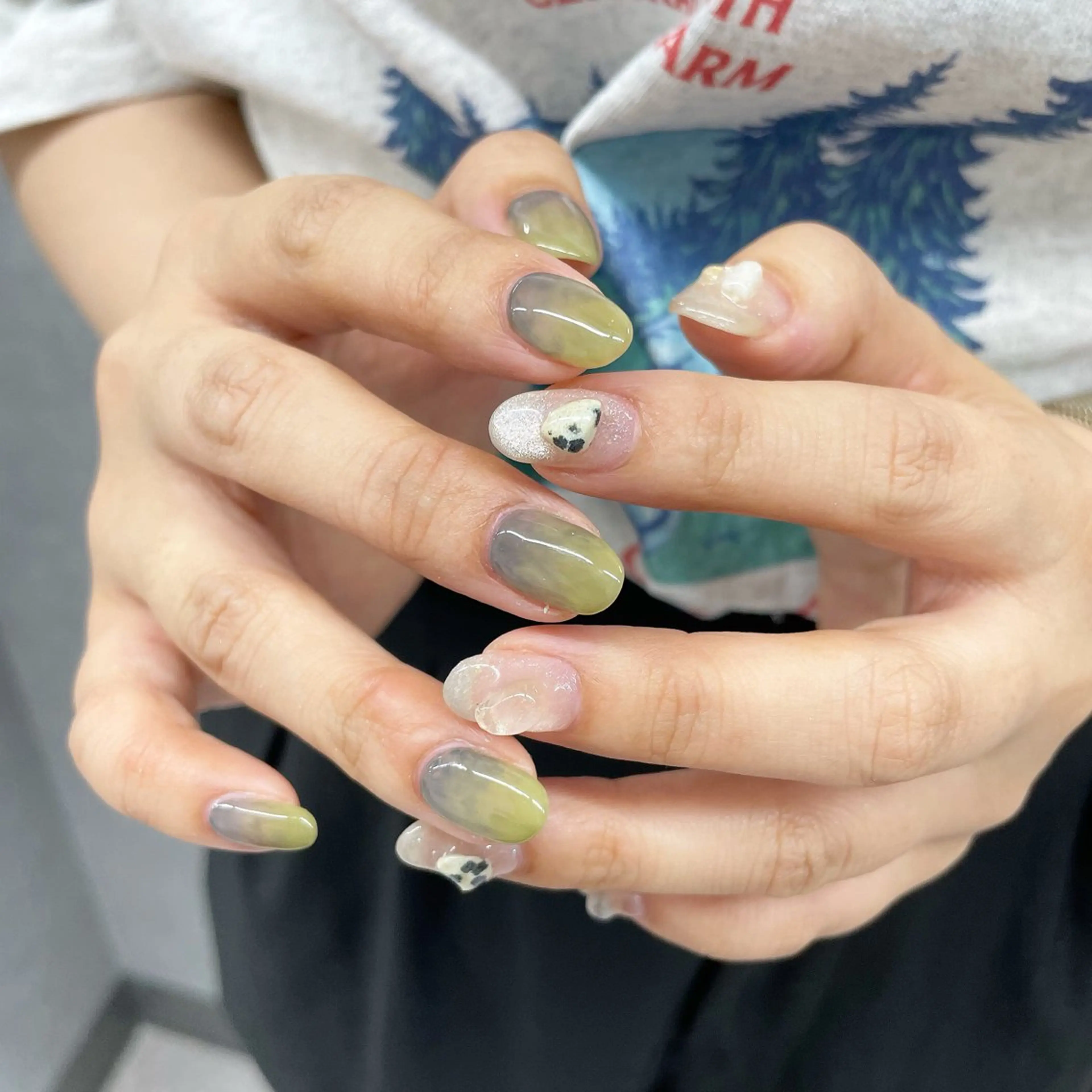 ネイル 持ち込み ハンドネイル Bianca川越西口 KITAZAKI🫧のネイルデザイン